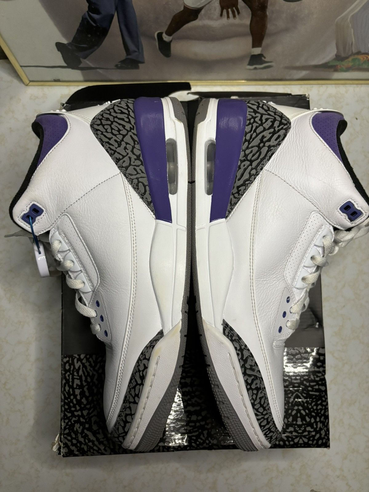 Jordan Brand Air Jordan 3 Retro Iris Size US 13 / EU 46 - 4 Thumbnail