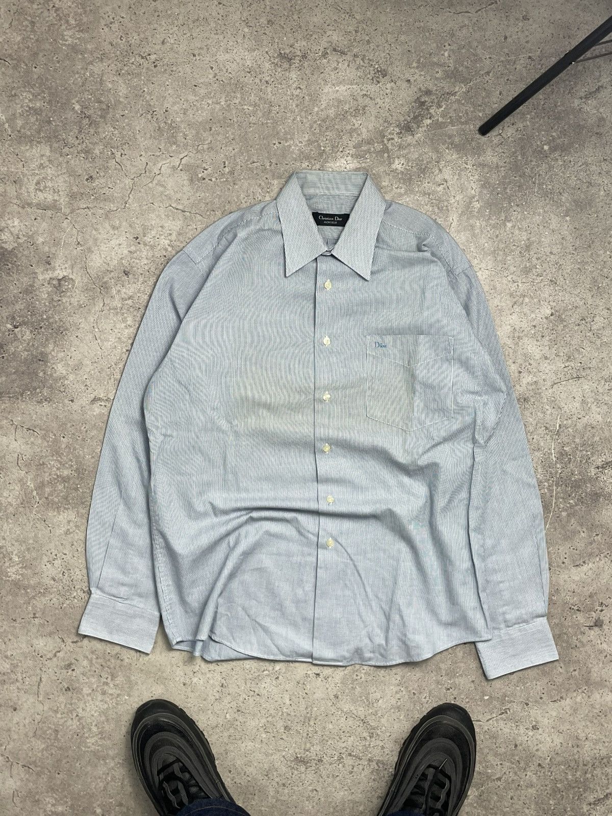 Christian Dior Monsieur × Vintage Vintage Christian Dior shirt Archival Clothes Size US L / EU 52-54 / 3 - 1 Thumbnail