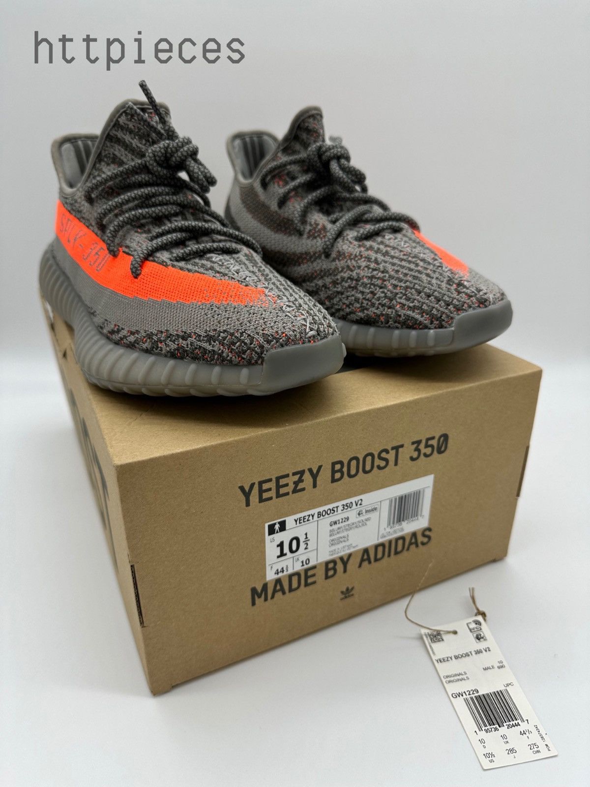 Adidas × Yeezy Yeezy 350 V2 Beluga Rf Size US 10.5 / EU 43-44 - 1 Thumbnail