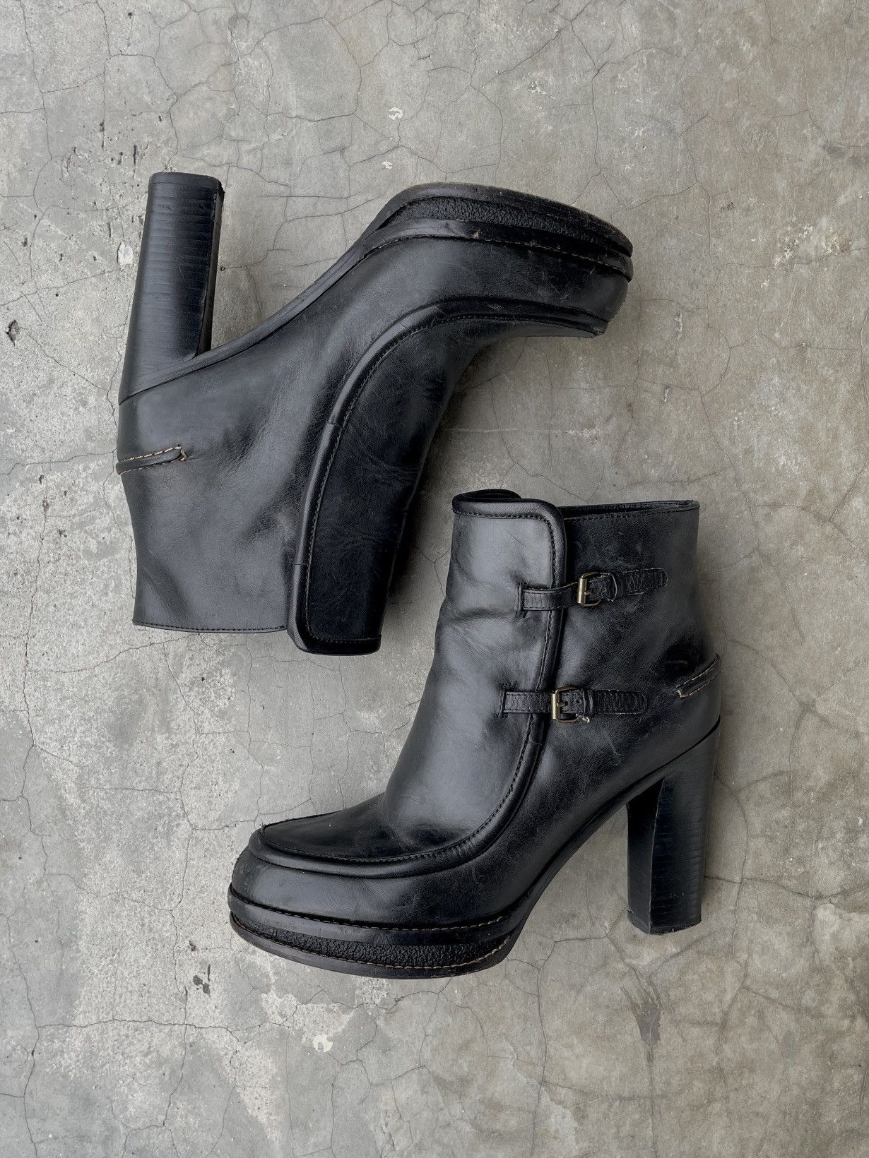 Ruffo Research × Veronique Branquinho Veronique Branquinho High Ankle Heeled Boots Size US 8 / IT 38 - 6 Thumbnail