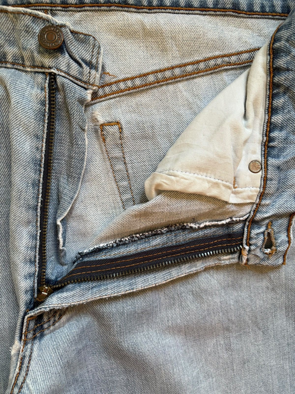 Levi's × Levi's Vintage Clothing Vintage 90s Levis 508 Faded Wash Loose Jeans Size US 31 - 9 Thumbnail