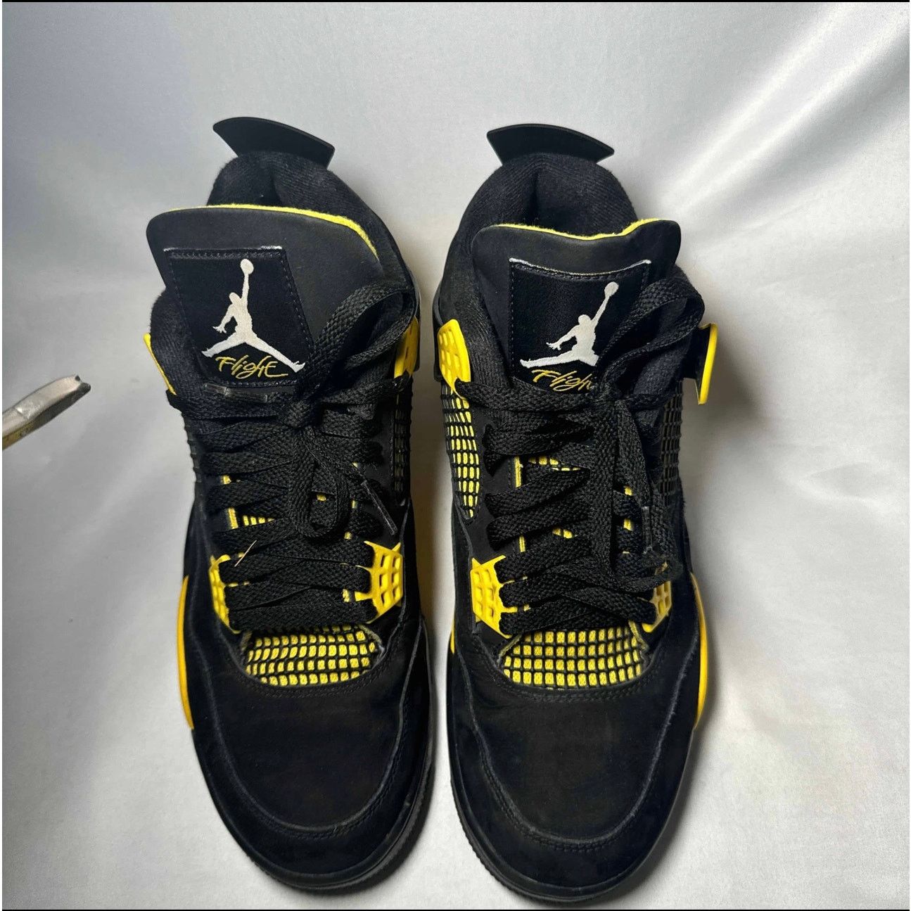 Jordan Brand × Nike Size 9 - Nike Air Jordan 4 Retro Thunder 2023 Men's Shoes Size US 9 / EU 42 - 4 Thumbnail