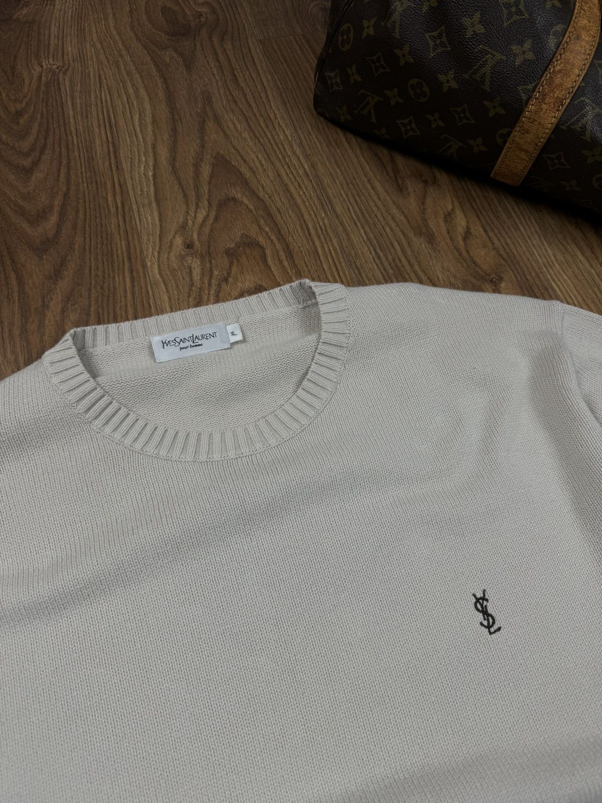 Yves Saint Laurent Vintage sweater Yves Saint Laurent 90s original luxury item Size US XL / EU 56 / 4 - 2 Thumbnail
