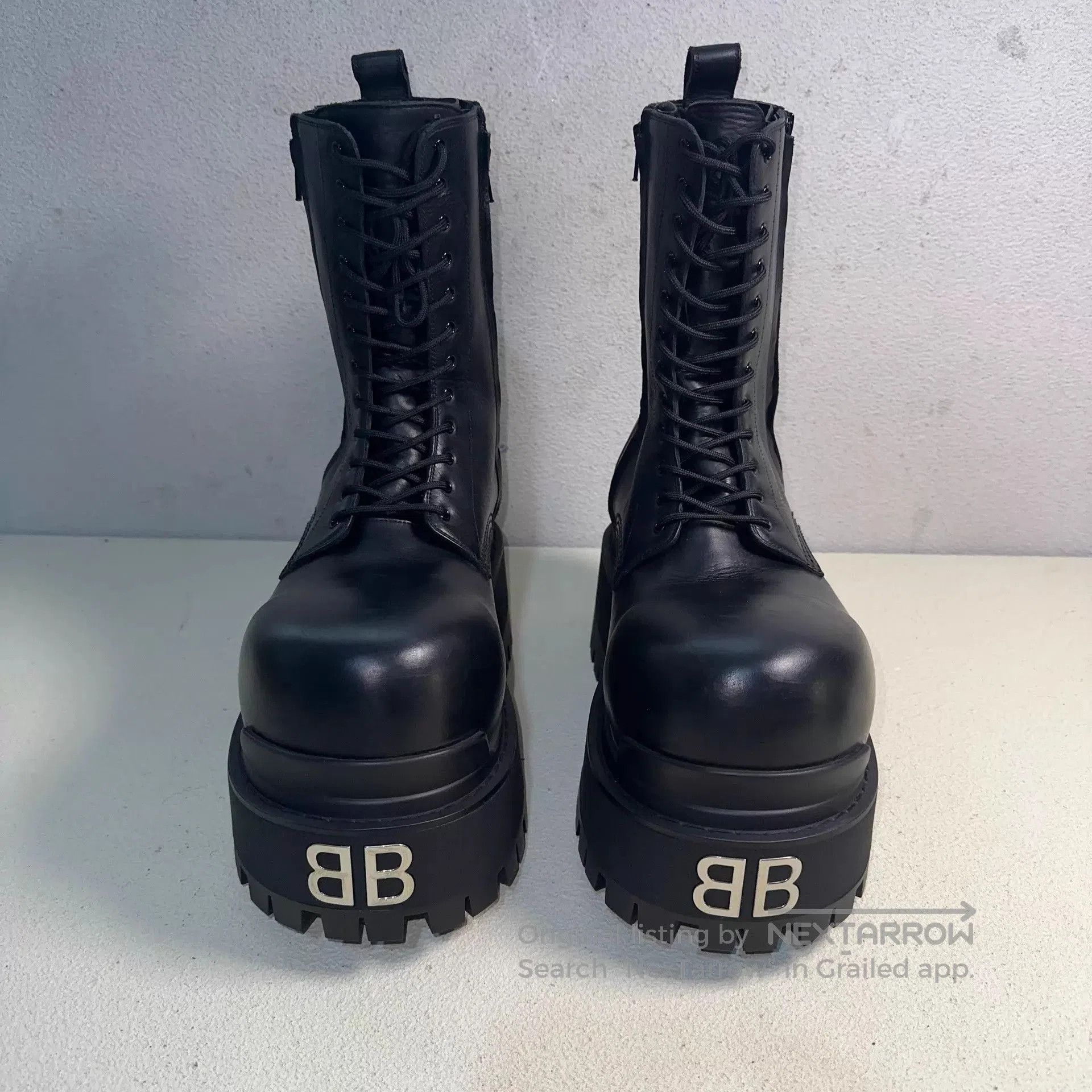 Balenciaga Black Platform Lace. Size US 9 / EU 42 - 2 Thumbnail