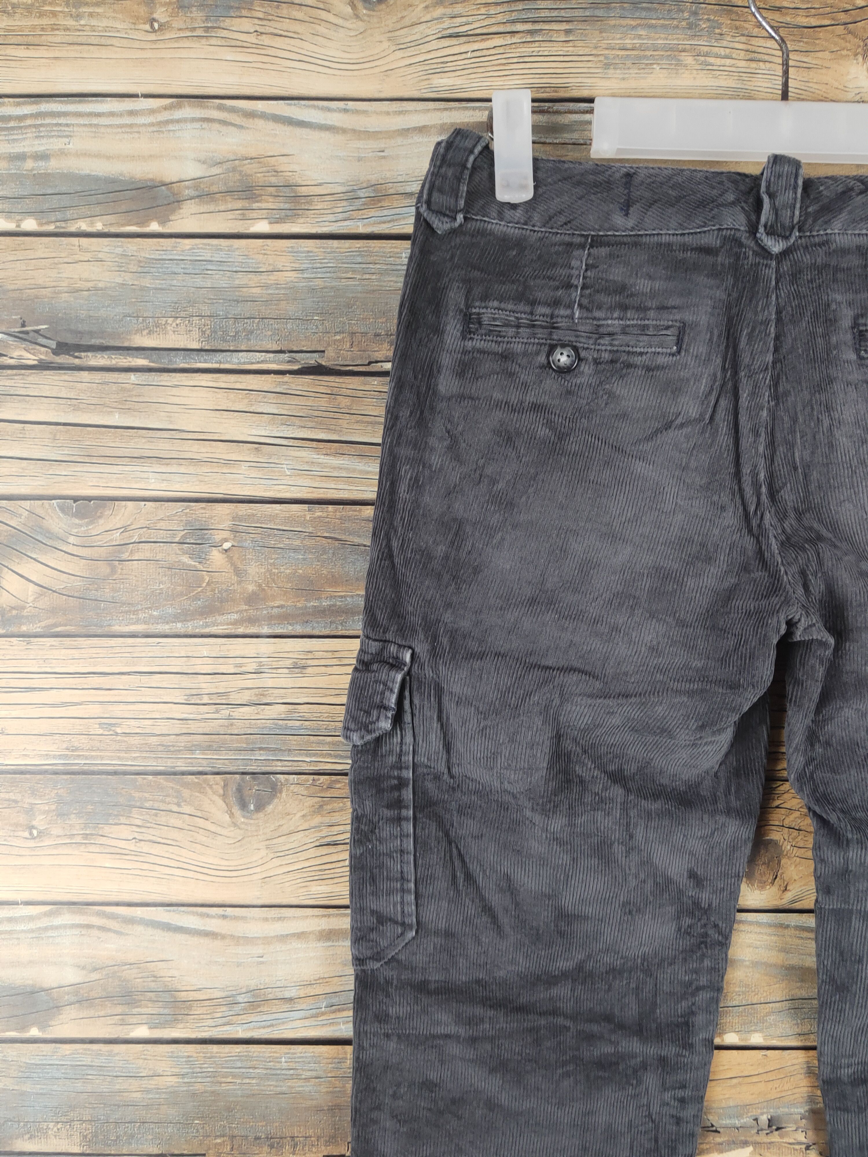 Gap DL Gap Jeans Dark Gray Multipocket Corduroy Pants #46-264T Size 28" / US 6 / IT 42 - 8 Thumbnail