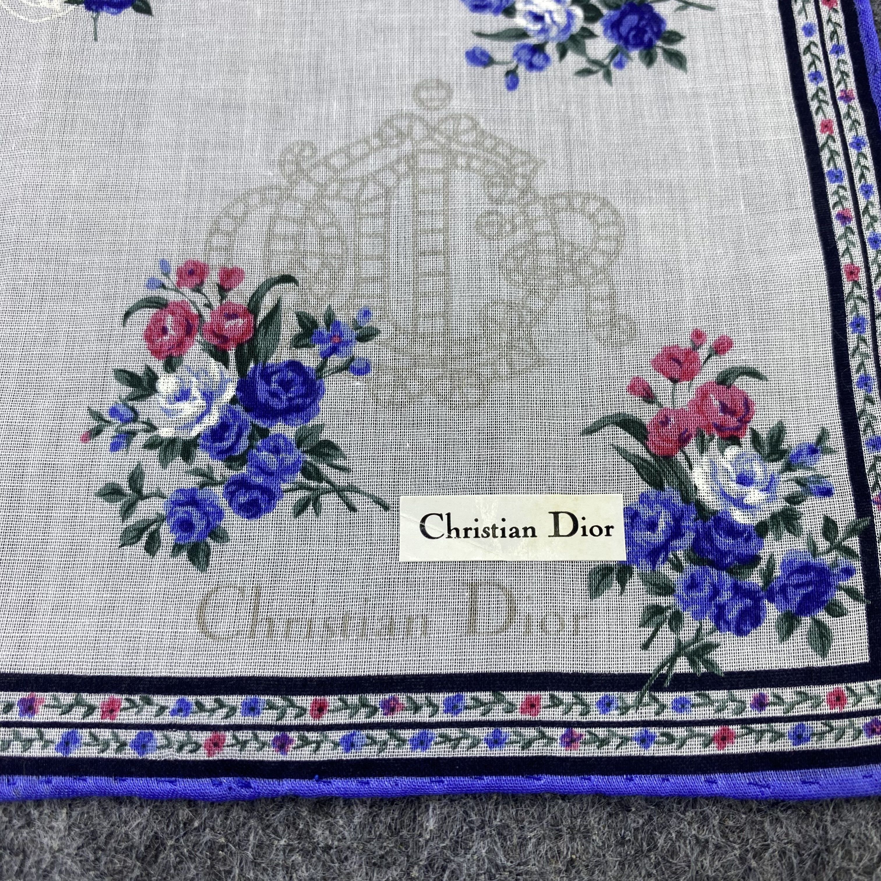 Vintage Christian Dior Handkerchief Neckerchief Bandana-B2069 Size ONE SIZE - 7 Thumbnail