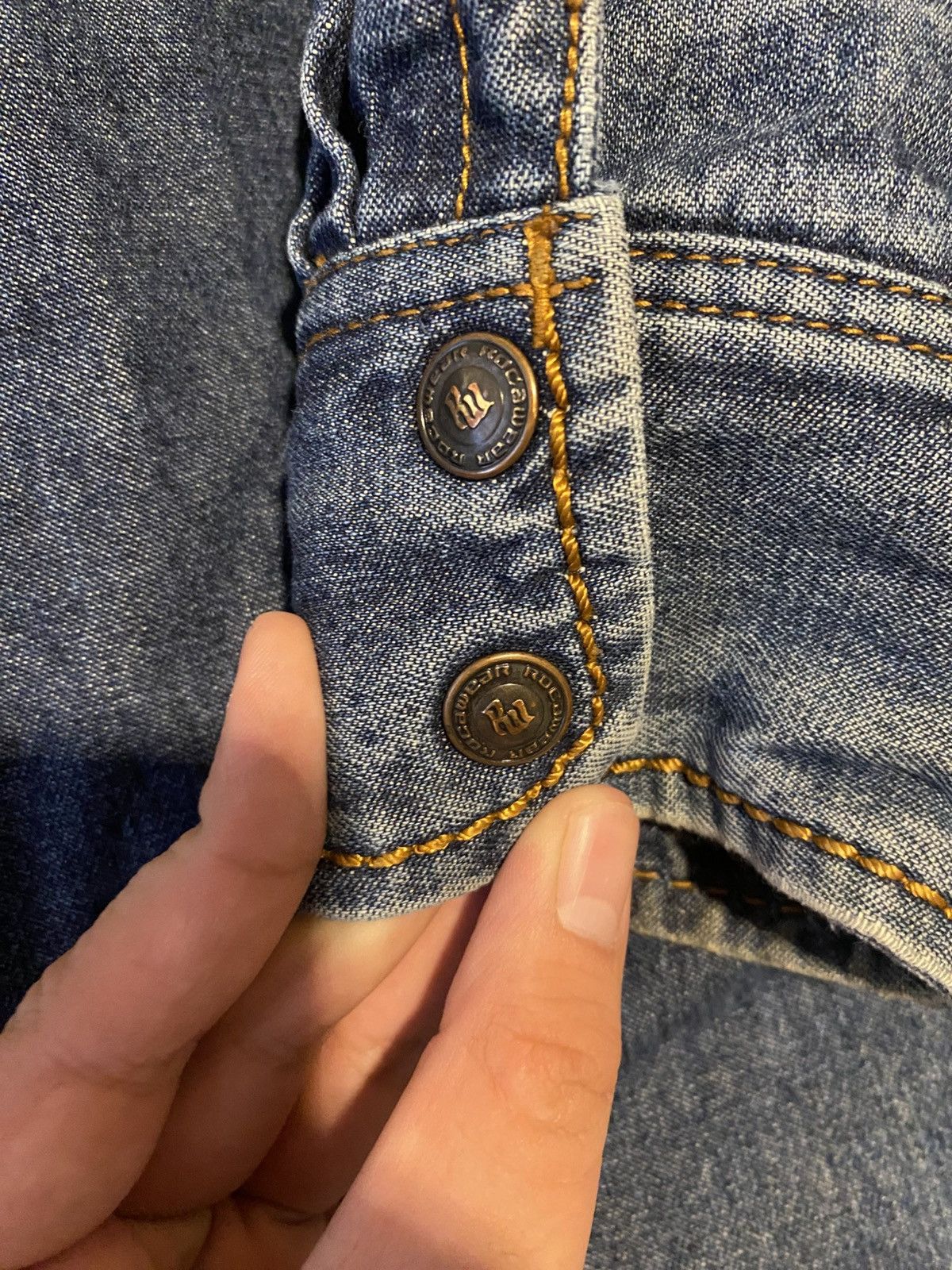 Rocawear Vintage Rocawear Y2K Denim Button Up/Jacket Size US XXL / EU 58 / 5 - 6 Thumbnail