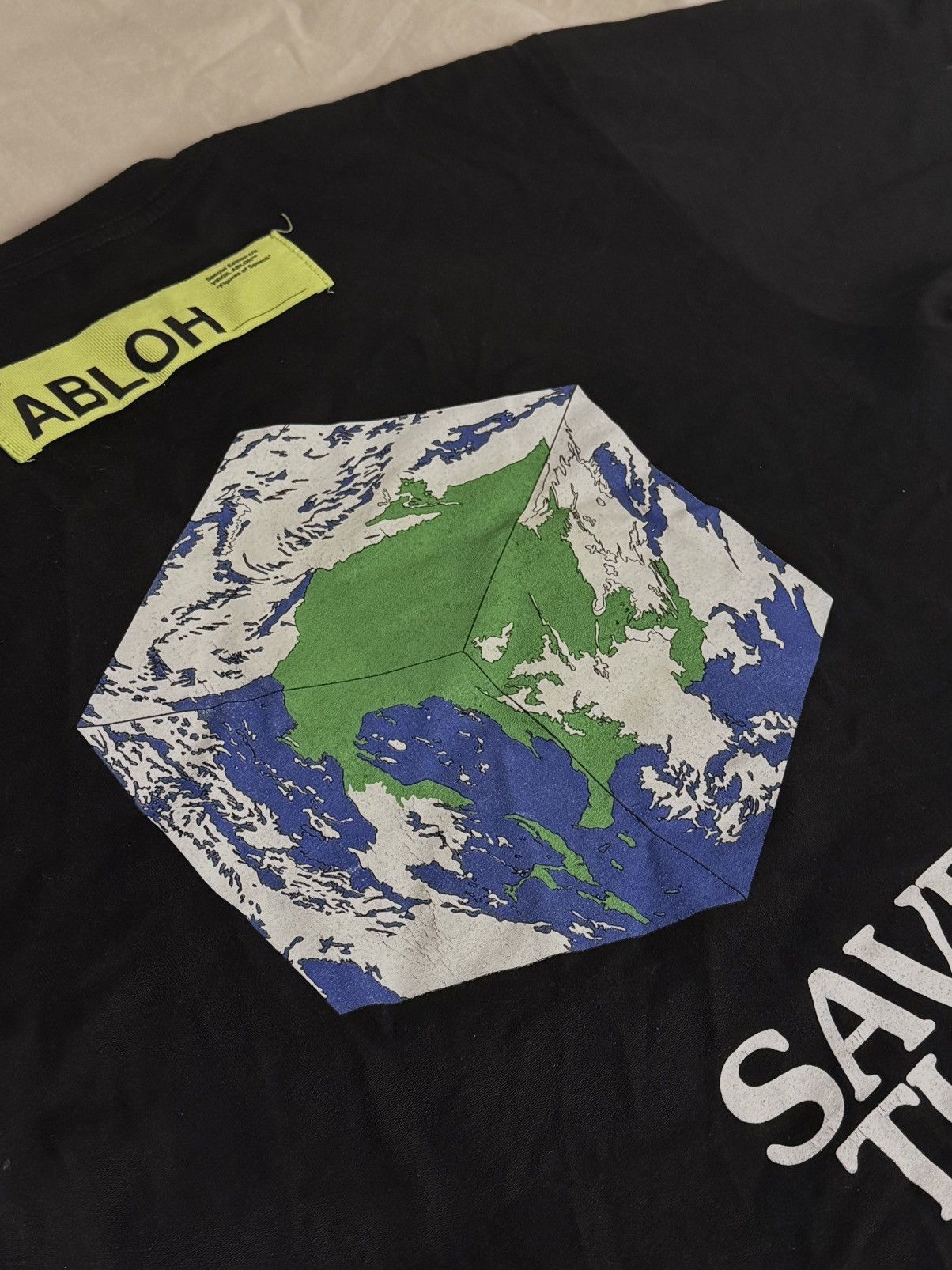 Virgil Abloh Virgil Abloh Canary Yellow Think Outside the Box Tee Black Size US M / EU 48-50 / 2 - 4 Thumbnail