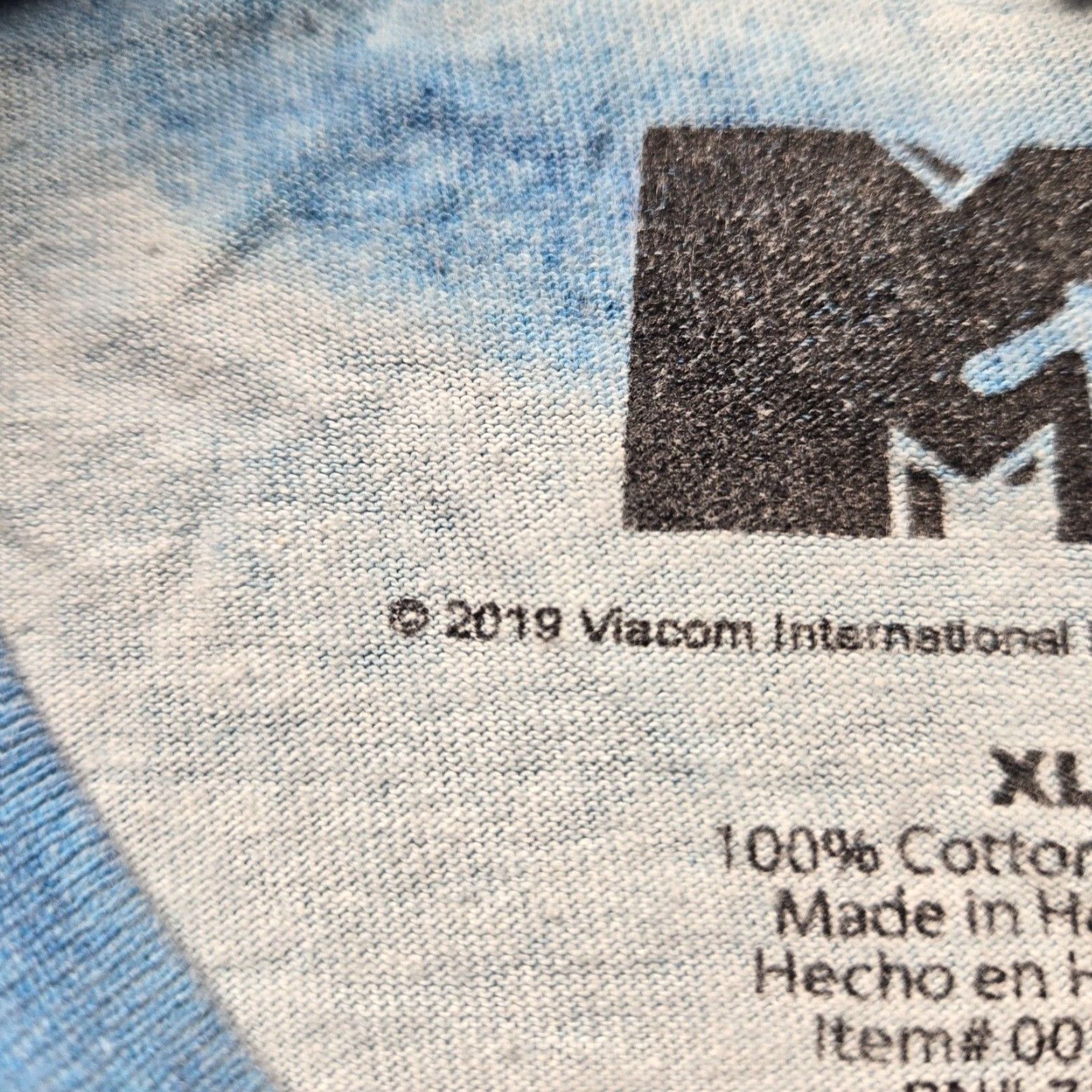 Pinko MTV Shirt Adult XL Multicolor Tie Dye Short Sleeve Men Size XL 1991 Spring Break Tee Size US XL / EU 56 / 4 - 6 Thumbnail