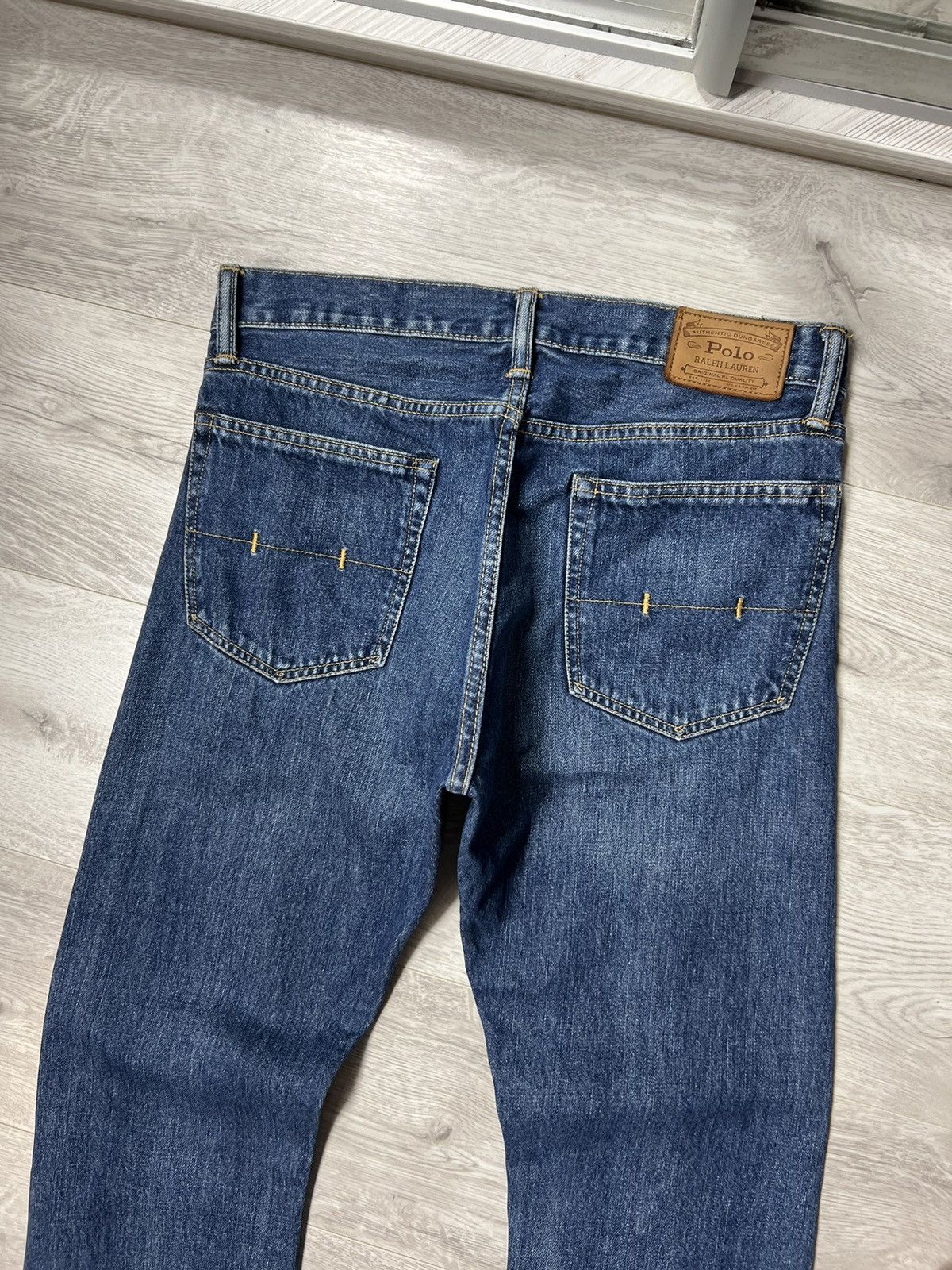 RRL Ralph Lauren Polo Ralph Lauren Jeans Blue Denim Pants Size US 31 - 13 Thumbnail