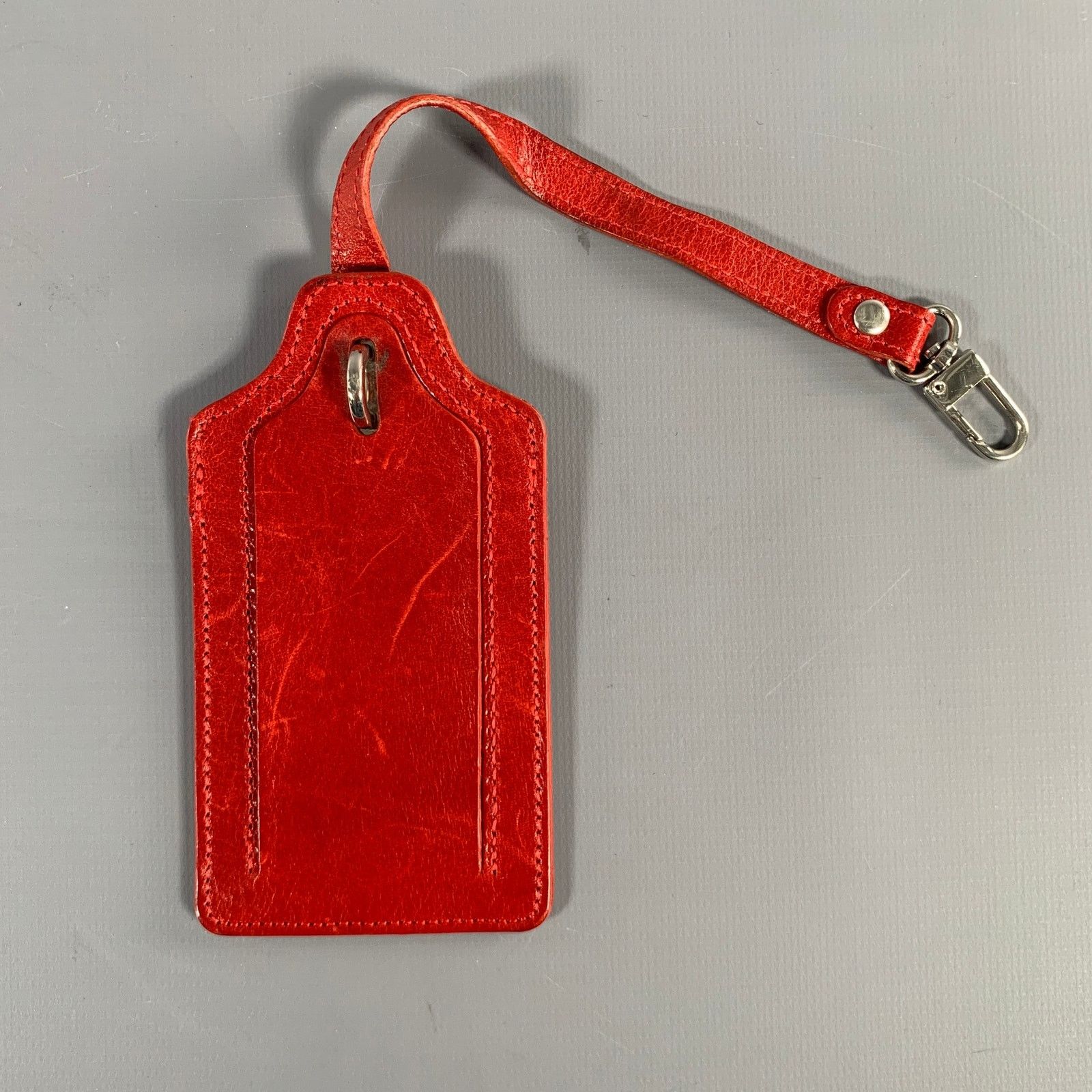 Other ABAS Red Leather Luggage Tag Bags Size ONE SIZE - 3 Thumbnail