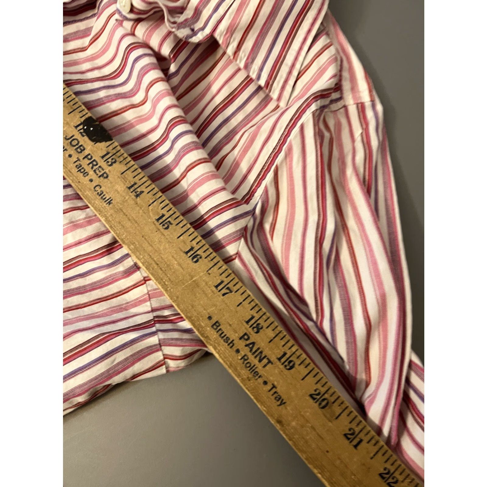 J.Crew J. Crew Kathryn Slim Fit Button Up Shirt Women's L Striped 100% Cotton Career Shirt Basic Classics Mens? Size L / US 10 / IT 46 - 5 Thumbnail