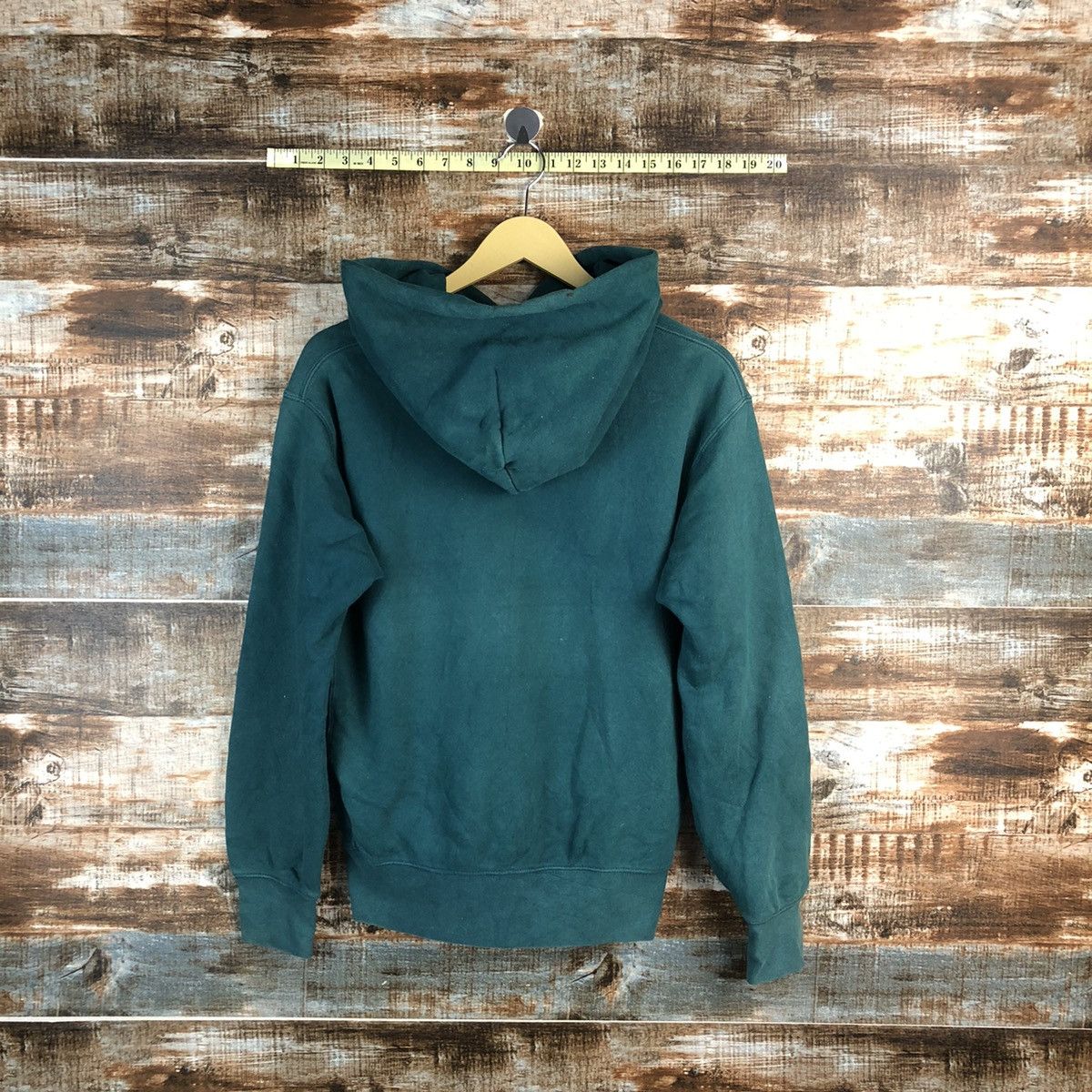 Japanese Brand Uniqlo japan vintage plain Green Hoodie sweatshirt #A2308 Size US S / EU 44-46 / 1 - 13 Thumbnail
