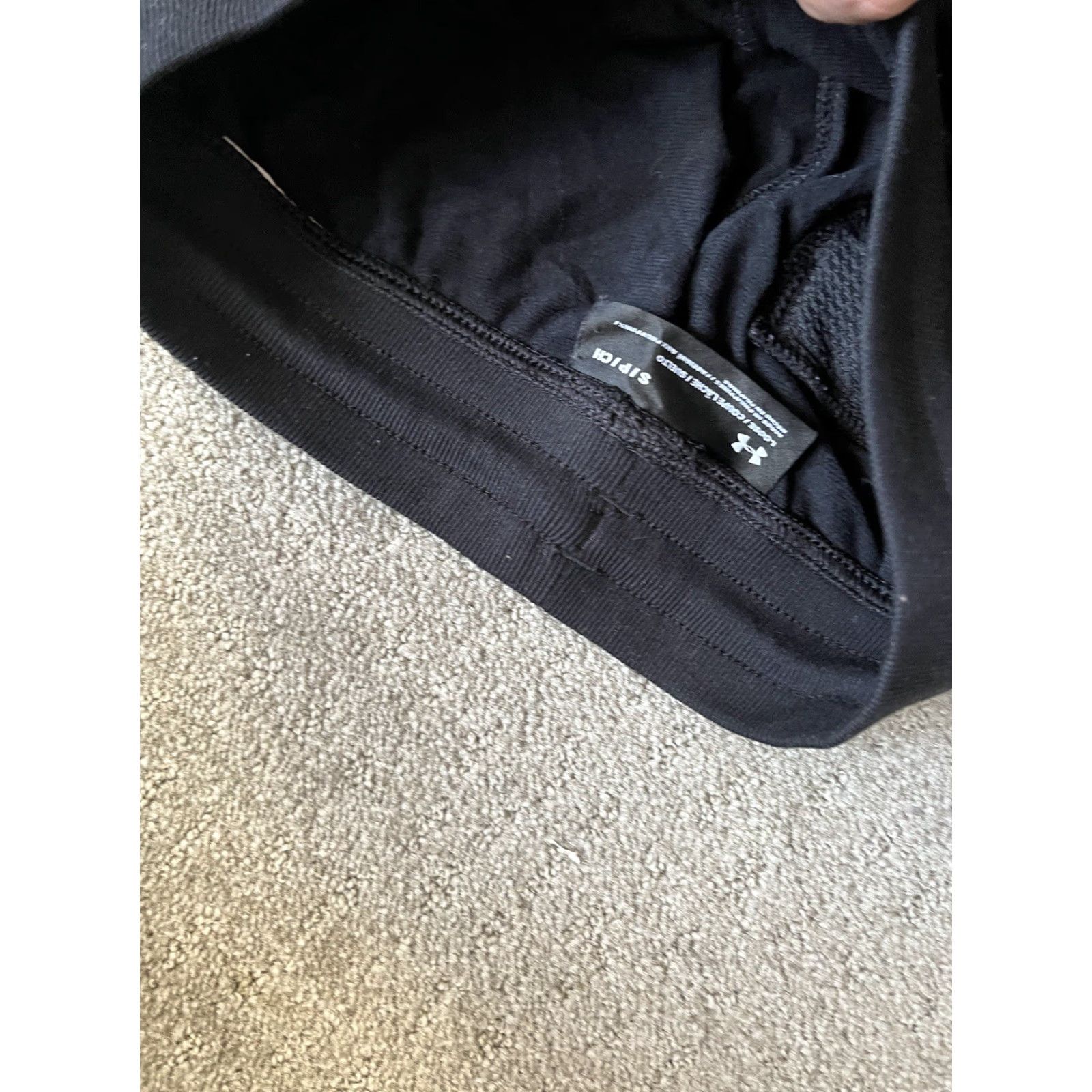 Under Armour Under Armour Men's Size Small Black Loose Jogger Sweatpants Polyester Solid Size US 29 - 5 Thumbnail