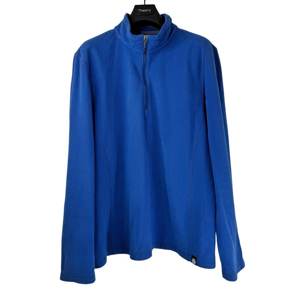 Rei REI Co-op Mens Thin Blue 1/4 Zip Fleece Pullover Size XL Size US XL / EU 56 / 4 - 2 Thumbnail