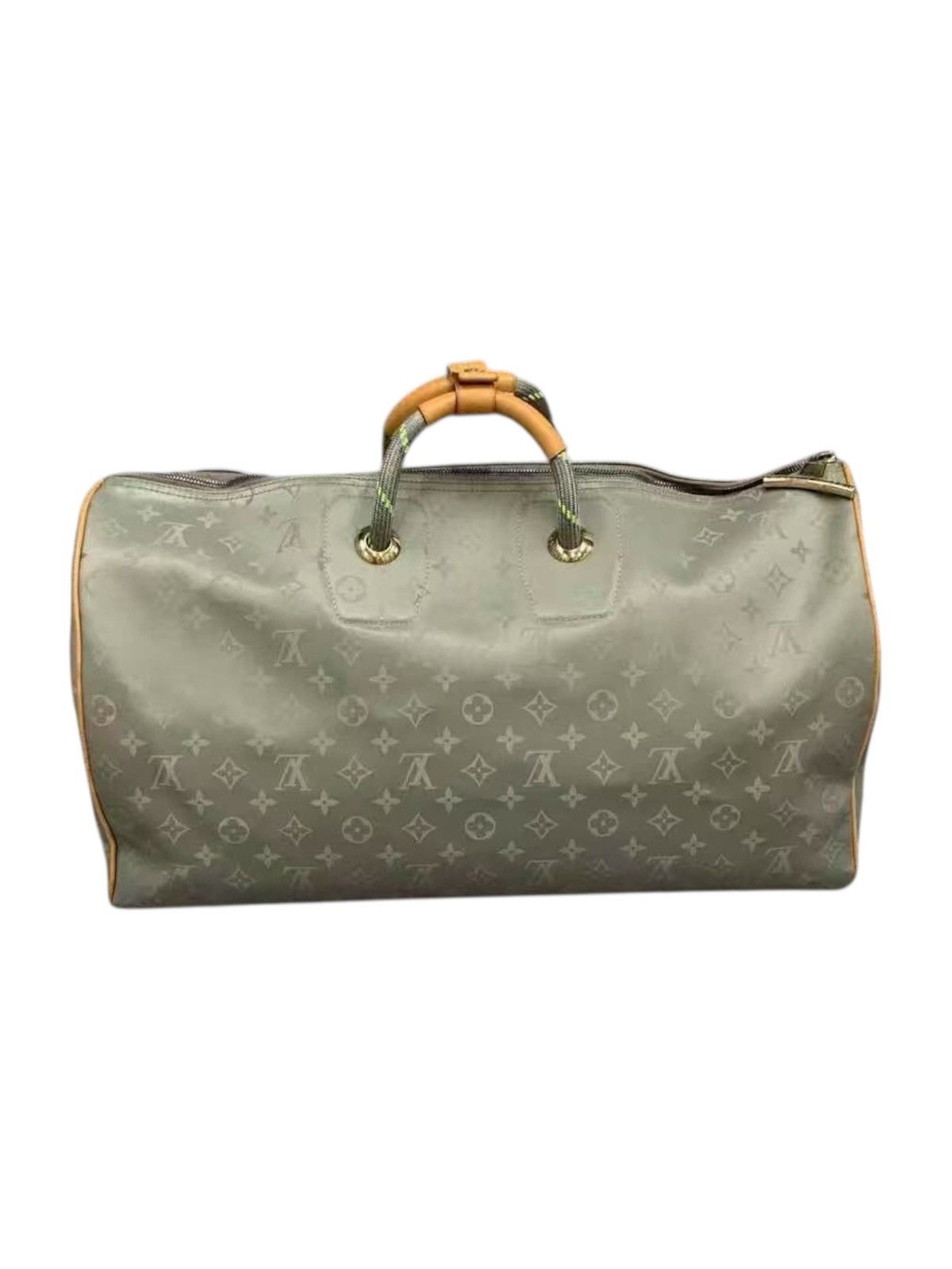 Louis Vuitton Louis Vuitton Titanium 50 Monogram Keepall Bandouliere Size ONE SIZE - 2 Thumbnail