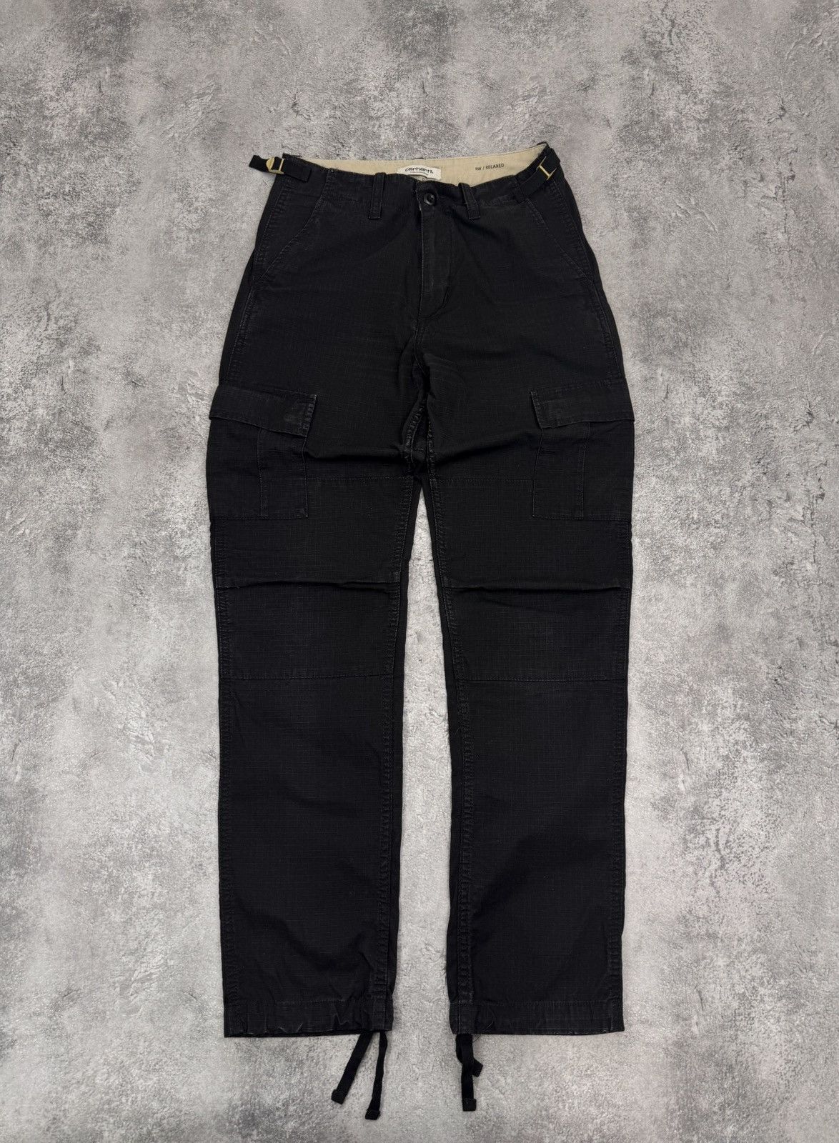 Carhartt Carhartt WIP Men Aviation Cargo Pants Black Size 26 Size US 26 / EU 42 - 4 Thumbnail
