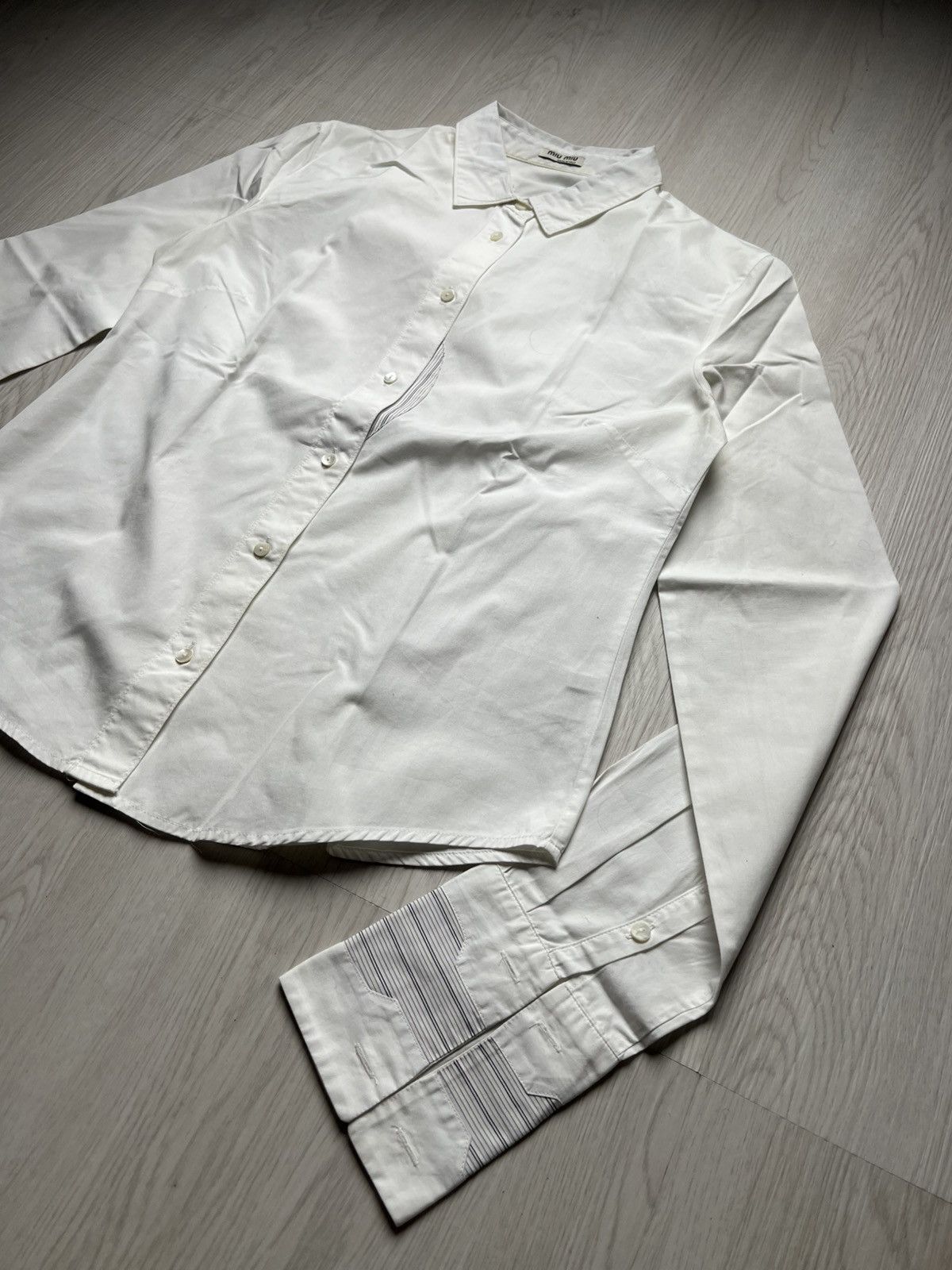 Miu Miu Vintage Miu Miu Shirt Size M / US 6-8 / IT 42-44 - 2 Thumbnail