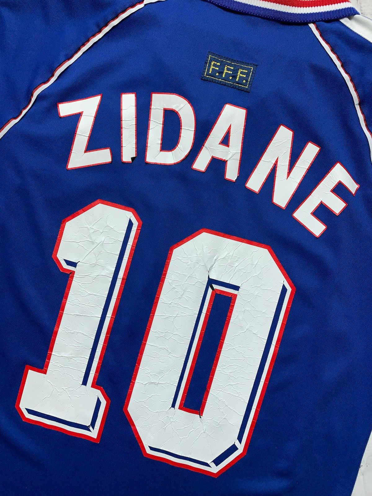 Vintage Vintage Zidane 10 France soccer tee logo rare M Size US M / EU 48-50 / 2 - 6 Thumbnail