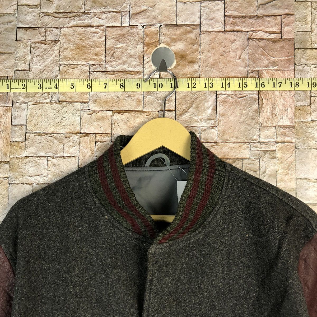 Japanese Brand Japanese Brand Maroon Bombers varsity Jacket #A826 Size US M / EU 48-50 / 2 - 4 Thumbnail