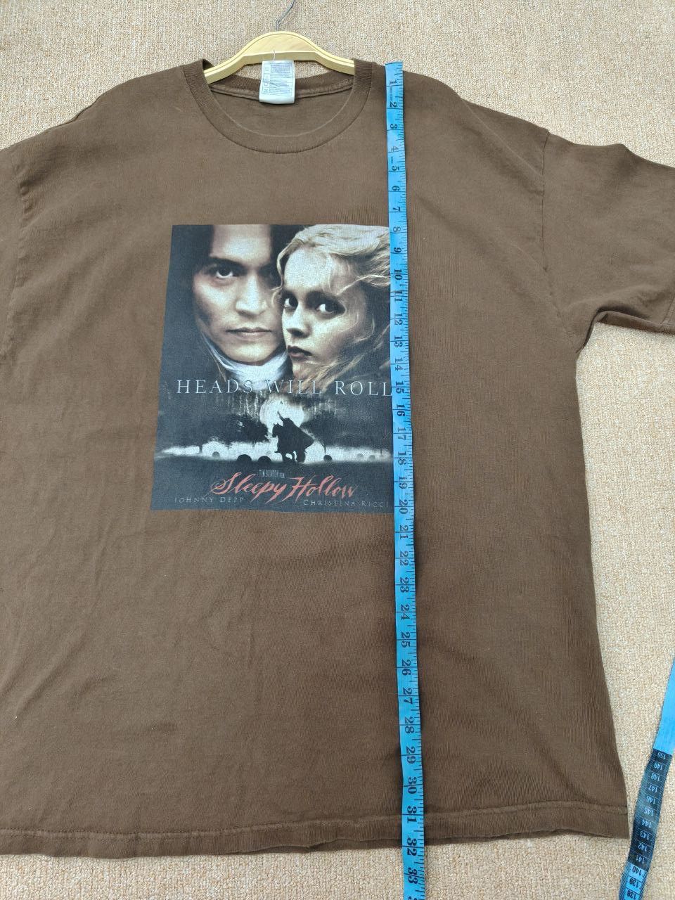 Vintage Sleepy Hollow Movie Tshirt Size US XXL / EU 58 / 5 - 5 Thumbnail