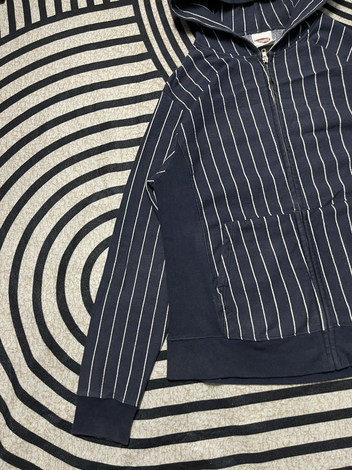 MasterPiece 00s MASTERPIECE STRIPES HOODIE ZIPPER RARE Size US L / EU 52-54 / 3 - 3 Thumbnail