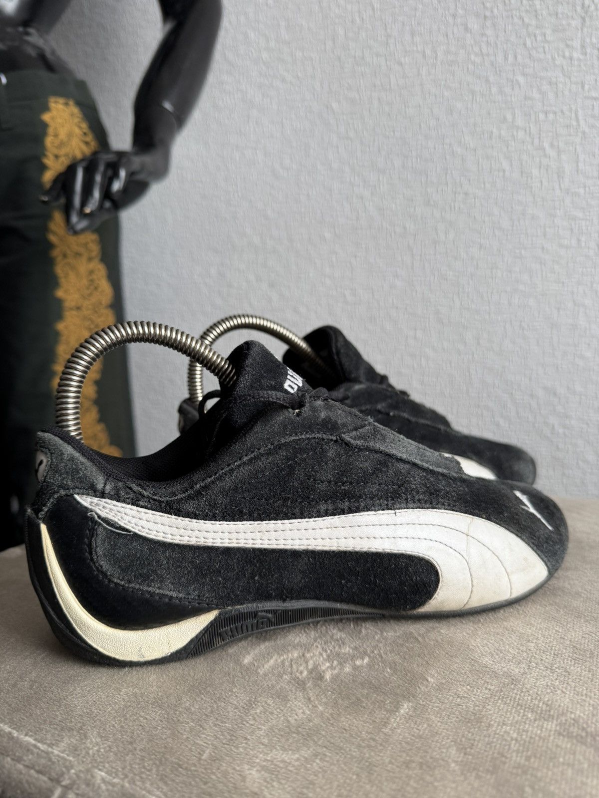 Puma PUMA SPEEDCAT LEATHER LOW TOP SHOES BLACK CLASSIC Size US 6.5 / IT 36.5 - 4 Thumbnail
