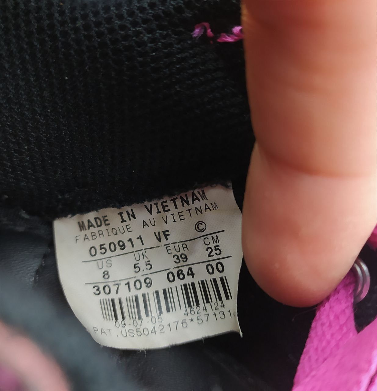 Nike Rare Vintage Nike Air Force 1 Pink/ Violet Denim 8Us/39 Eur Size US 8 / IT 38 - 9 Thumbnail