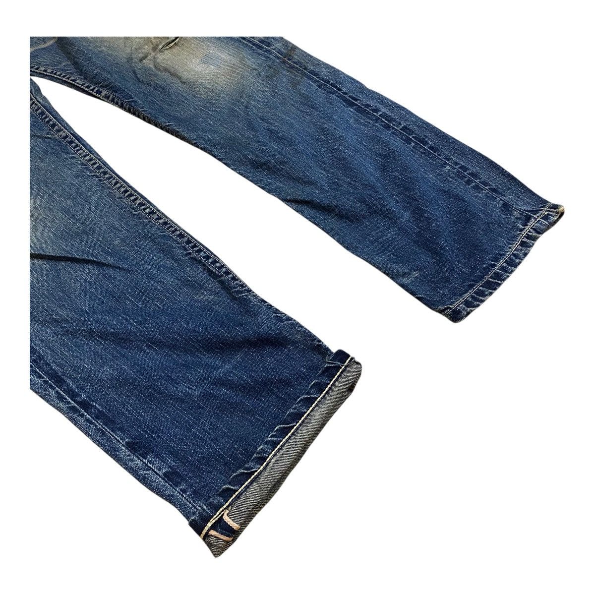 Japanese Brand ✨Vintage Johnbull distressed selvedge jeans made in Japan Size US 33 - 8 Thumbnail