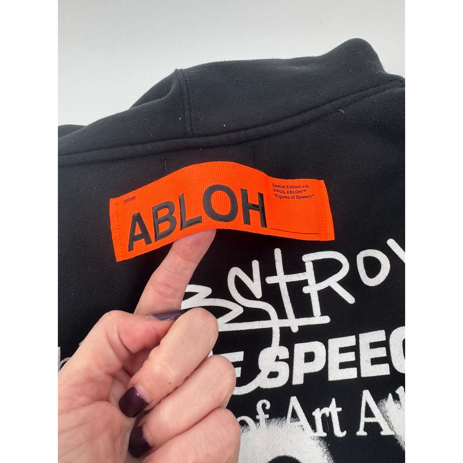 Virgil Abloh Virgil Abloh x Bstroy "Figures of Speech" Hoodie Size M Size US M / EU 48-50 / 2 - 9 Thumbnail