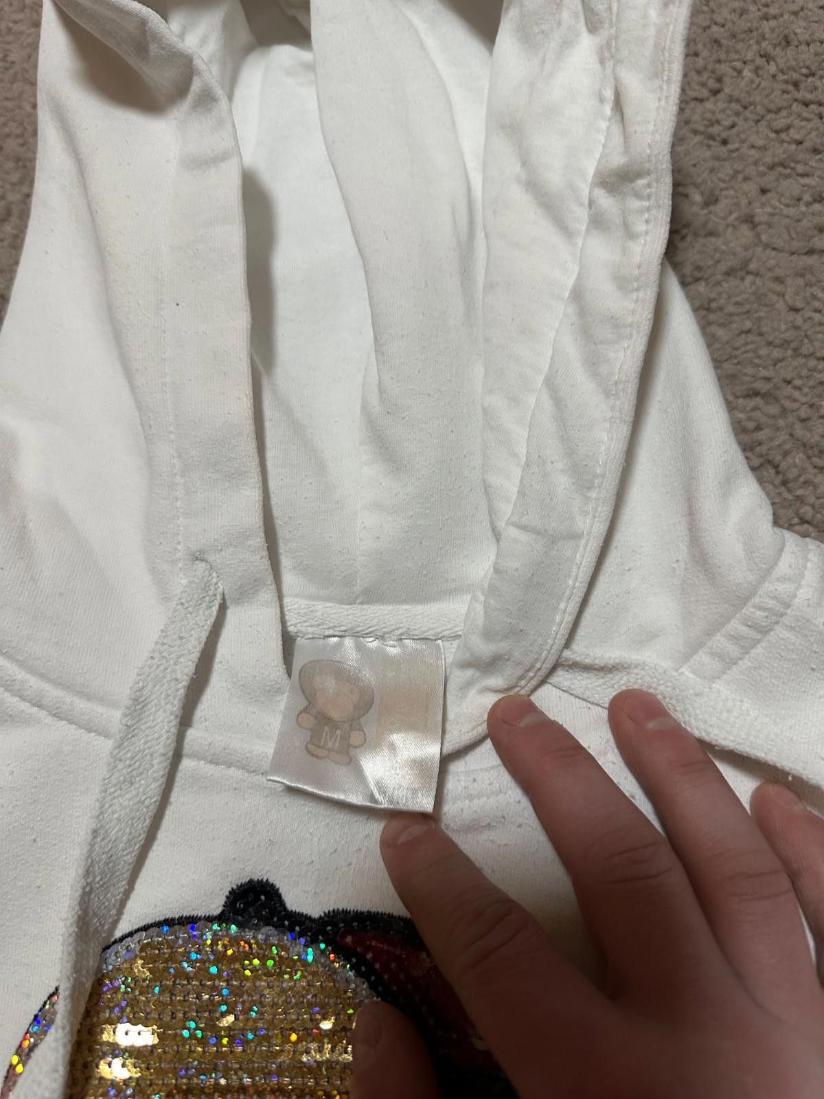 Other Baby Milo Vintage Unisex Hoodie White Size M Size US M / EU 48-50 / 2 - 7 Thumbnail