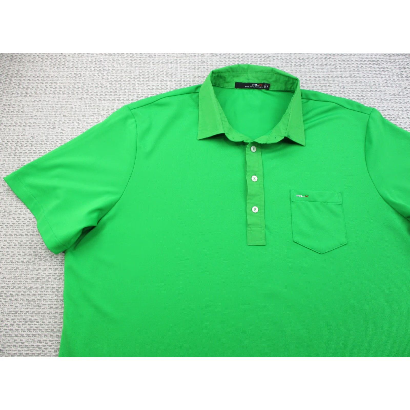 Ralph Lauren Ralph Lauren RLX Polo Shirt Mens XL Golf Performance Pocket Embroidered Green Polo Shirt RLX Golf Size US XL / EU 56 / 4 - 5 Thumbnail