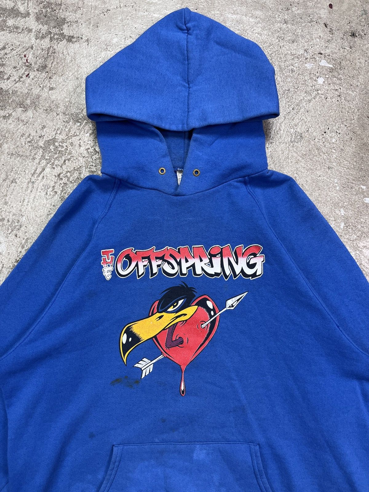 Band Tees 2001 THE OFFSPRING TOUR ARCHIVE FADED HOODIE - LOT № 1294 Size US L / EU 52-54 / 3 - 4 Thumbnail