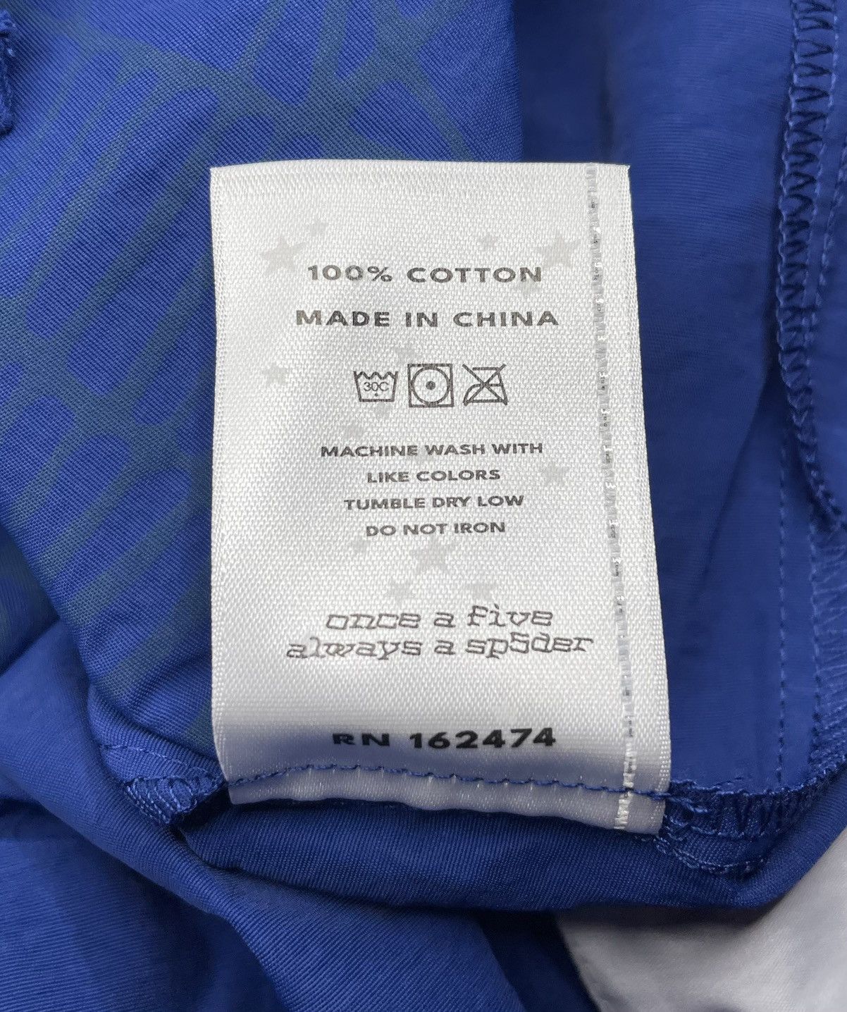 Sp5der Sp5der Worldwide Blue OG Web Double Layer Shorts Size US 32 / EU 48 - 6 Thumbnail
