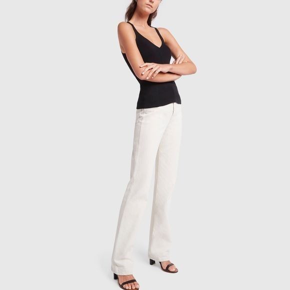 G. Label by goop G. LABEL Janay Straight Leg Jeans Size 30" / US 8 / IT 44 - 2 Thumbnail