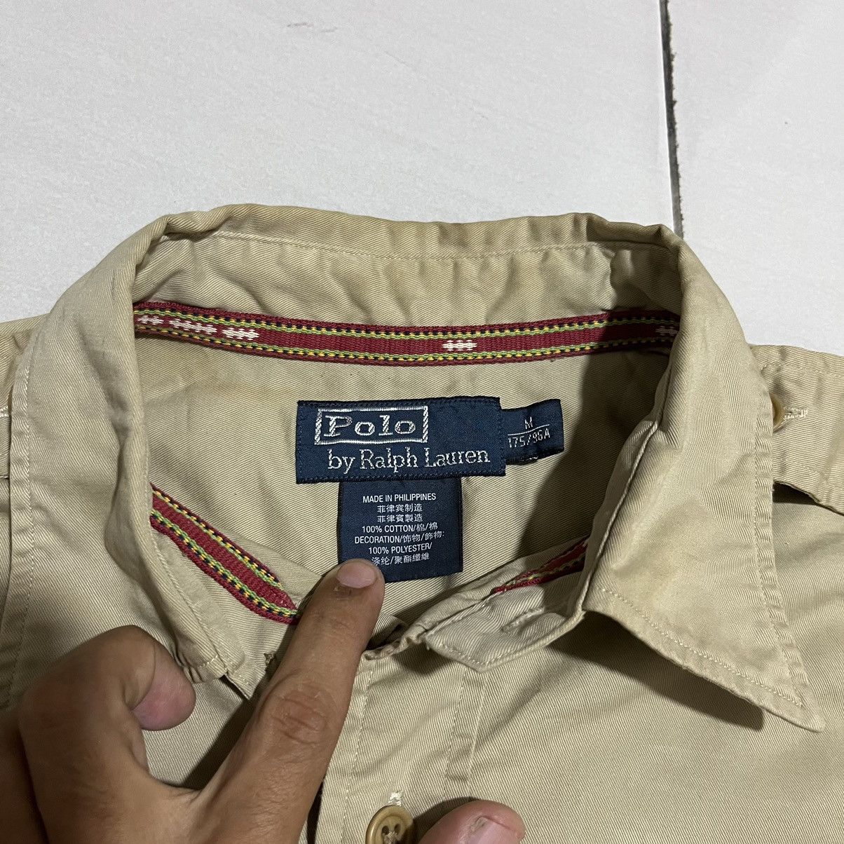 Polo Ralph Lauren Vintage Polo Ralph Lauren RR Lauren Embroided Military Shirt Size US M / EU 48-50 / 2 - 5 Thumbnail