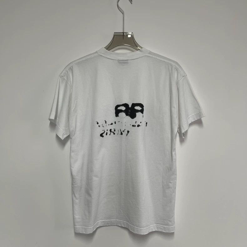 Balenciaga Balenciaga White Letter Splash Ink Short Sleeve Code S Size US S / EU 44-46 / 1 - 2 Thumbnail