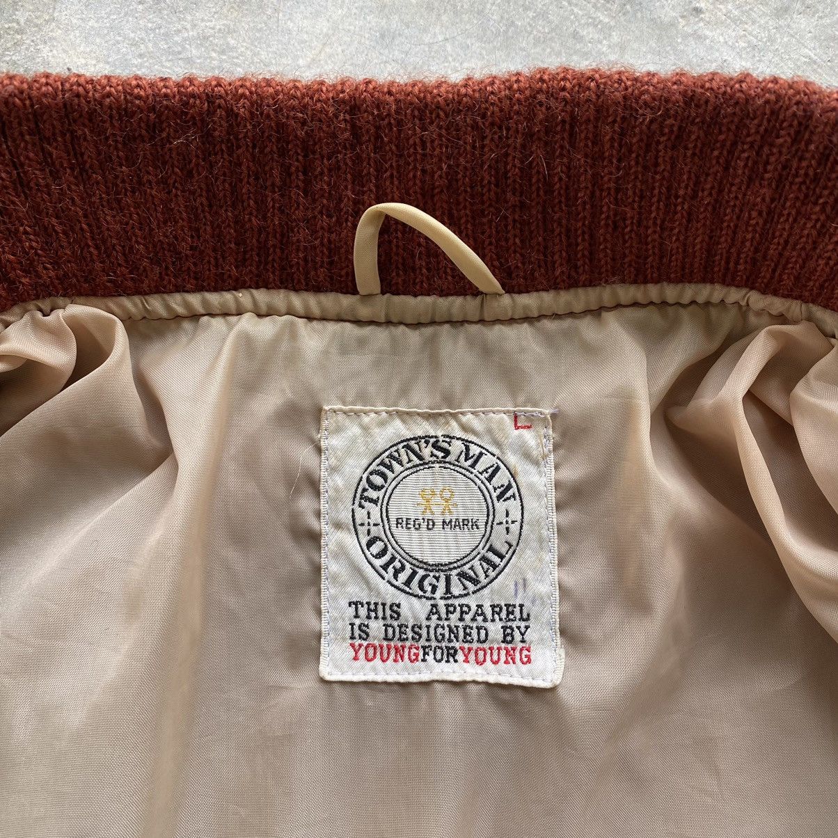 American Football by TOWN'S MAN Button Varsity Jacket
