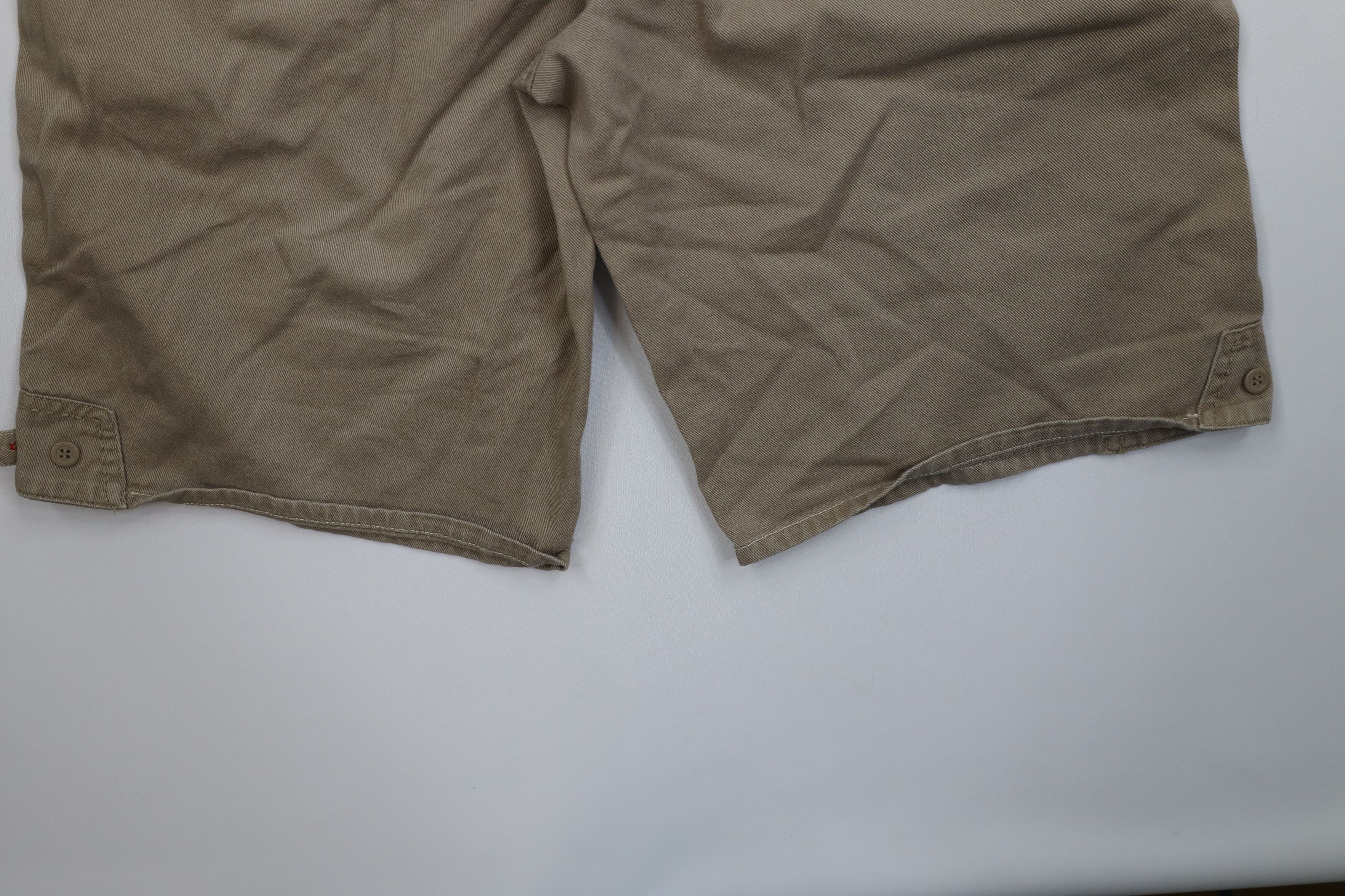 Ecko Unltd. Vintage 90s Y2K Ecko Hip Hop Military Style Shorts Beige Size US 34 / EU 50 - 13 Thumbnail