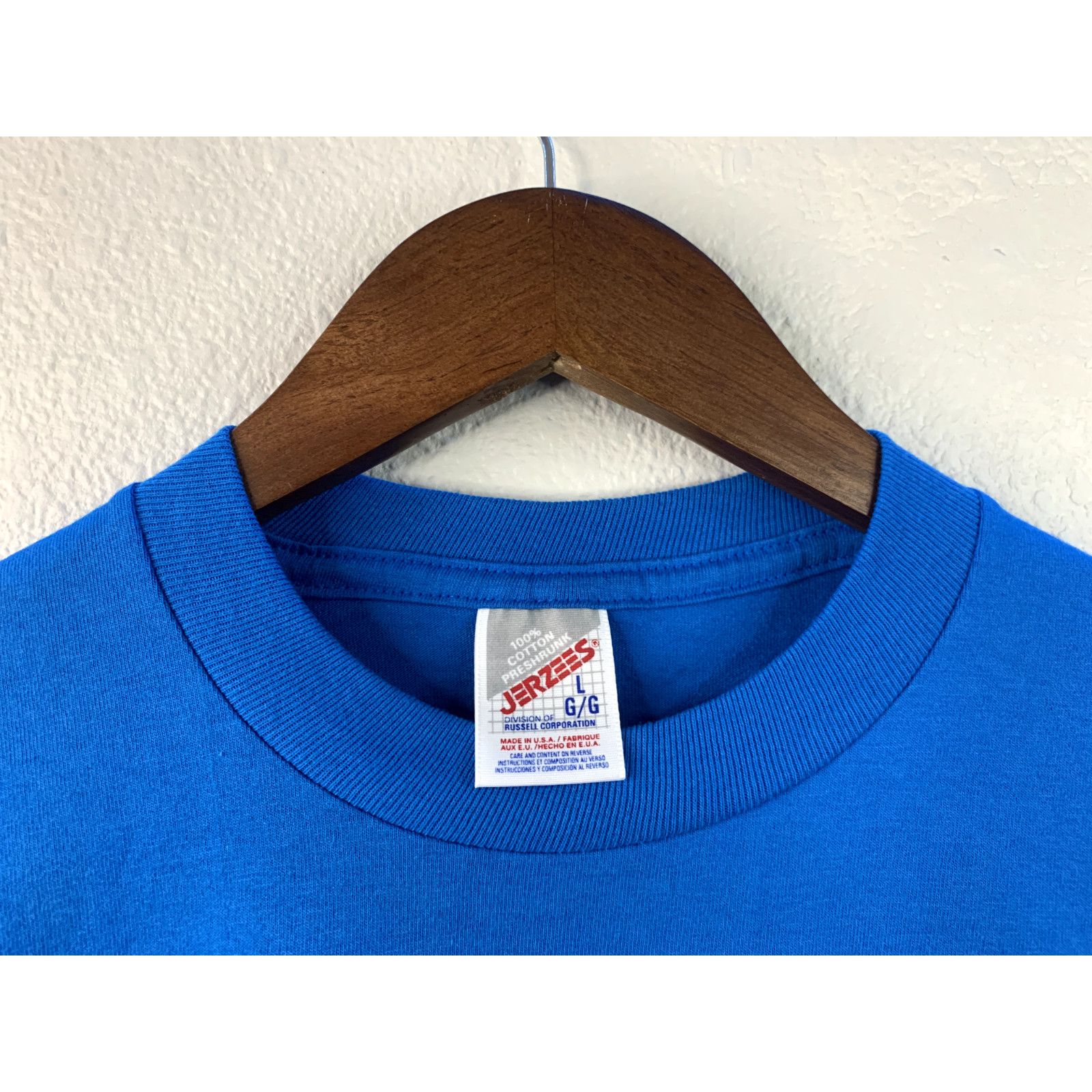 Jerzees Vintage Rocky Mountains Shirt Blue Flower Shirt VTG 1996 L Size US L / EU 52-54 / 3 - 3 Thumbnail