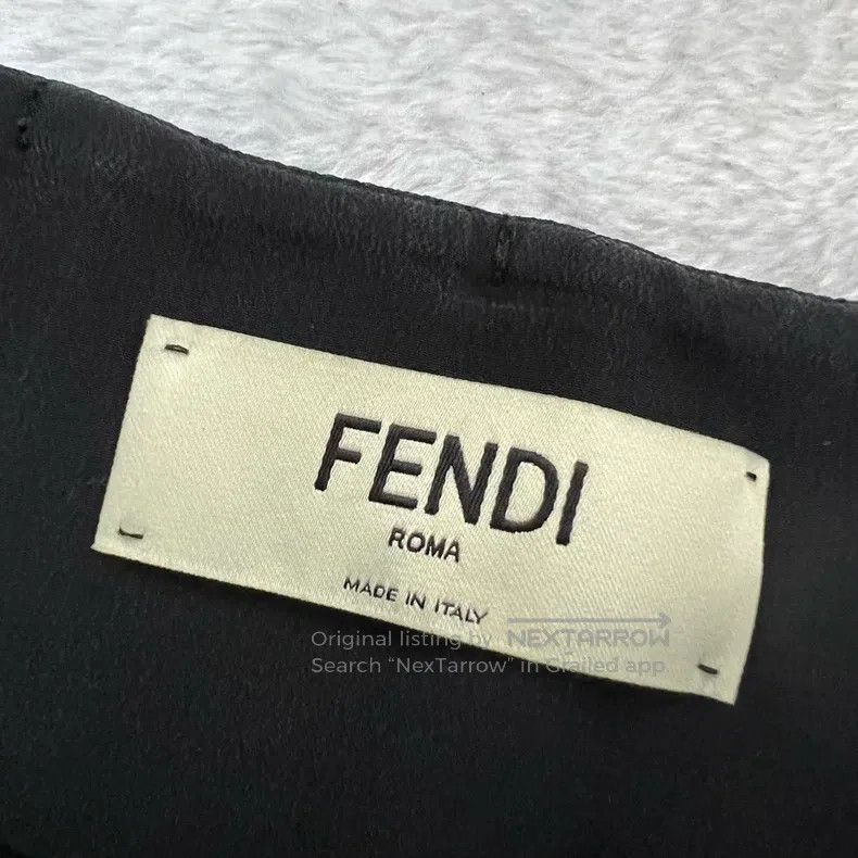 Fendi Fendi Black Pencil Skirt Size 25" / US 0 / IT 36 - 4 Thumbnail
