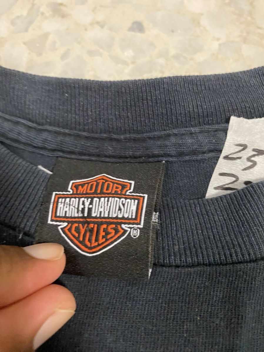 Harley Davidson Vintage haRLEY & davidson HD DISTRESSED TEE SIZE XL 3381 Size US XL / EU 56 / 4 - 7 Thumbnail