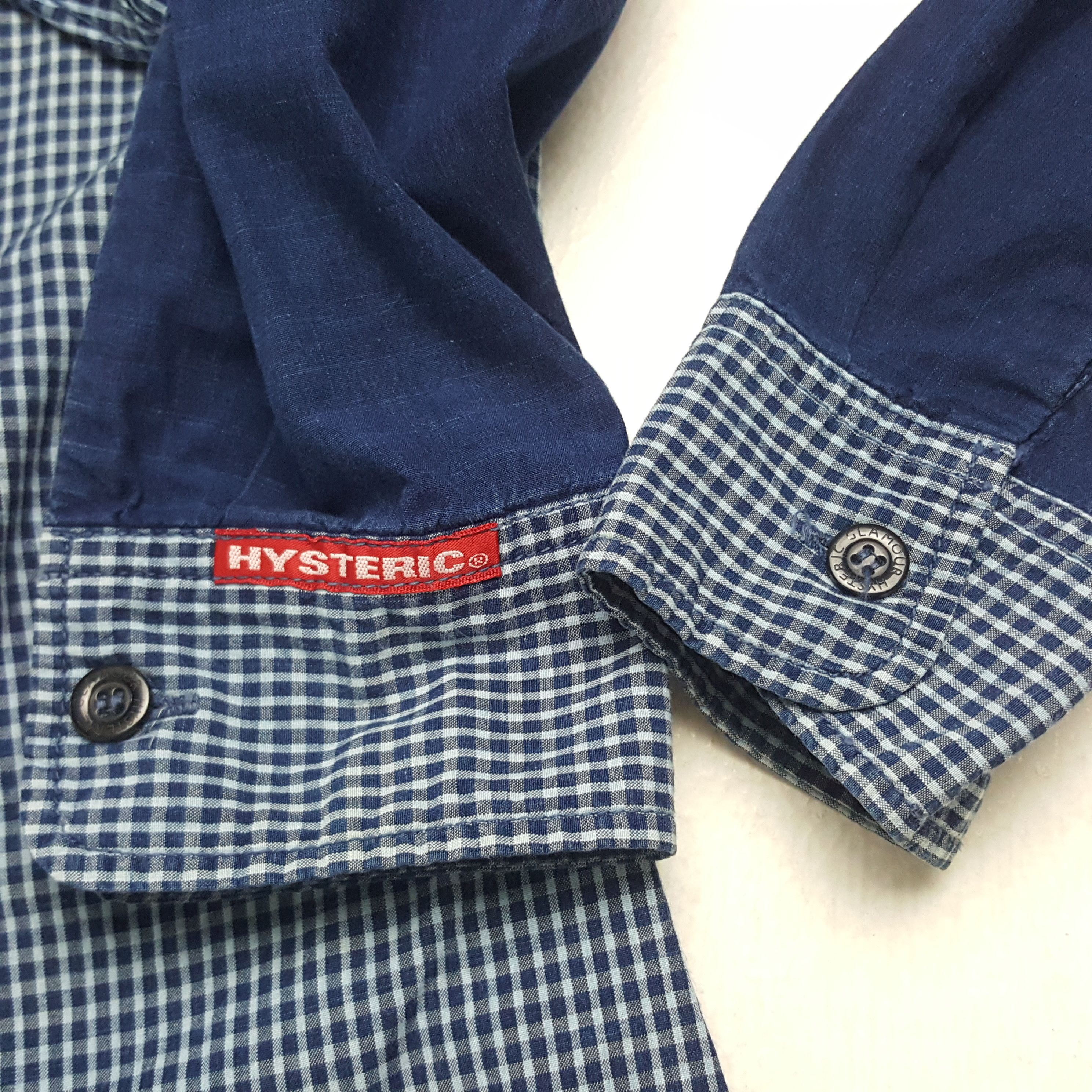 Hysteric Glamour × Japanese Brand × Vintage Vintage Hysteric Shirt Custom Art Logo Button Up Shirt Size US XS / EU 42 / 0 - 8 Thumbnail