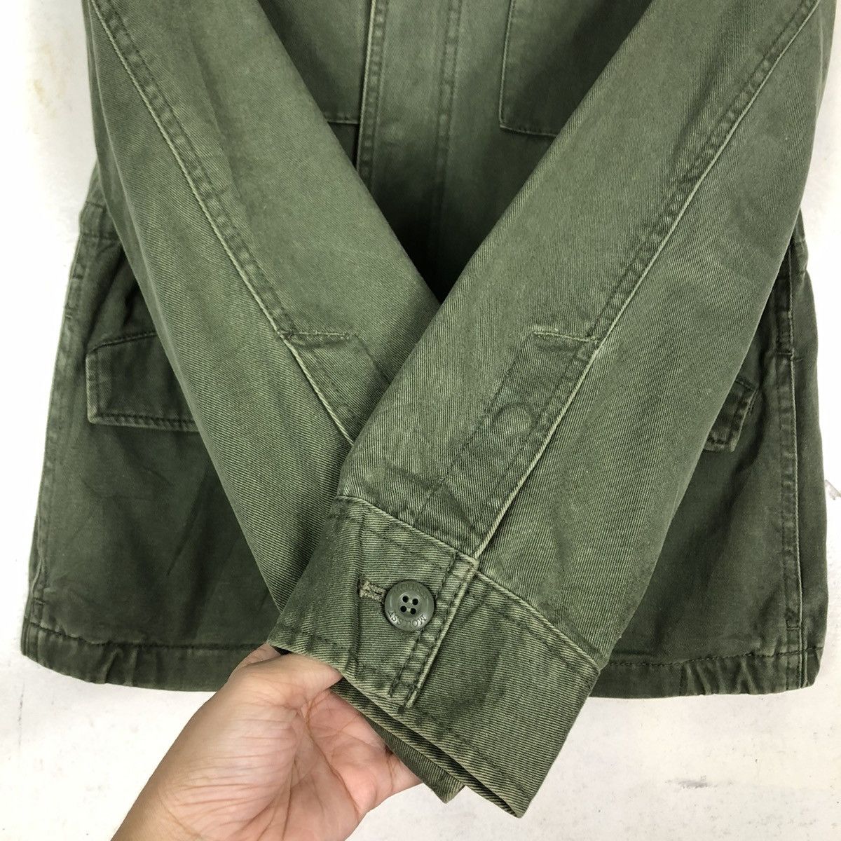 Japanese Brand × Vintage 🔥VINTAGE CARGO JACKET MILITARY MULTI POCKET MOUSSY JAPAN Size US S / EU 44-46 / 1 - 15 Thumbnail