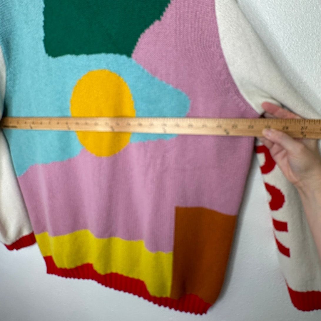 Walter Van Beirendonck Walter Van Beirendonck Demand Freedom Fine Wool Sweater L Size US L / EU 52-54 / 3 - 12 Thumbnail