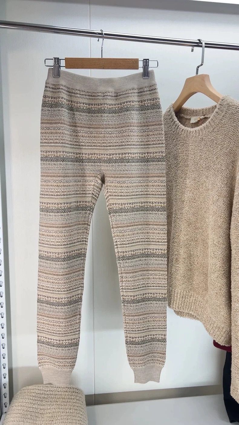 Loro Piana LORO PIANA sizeM Fair Isle jacquard woolen trousers Size 36" / US 14 / IT 50 - 1 Thumbnail