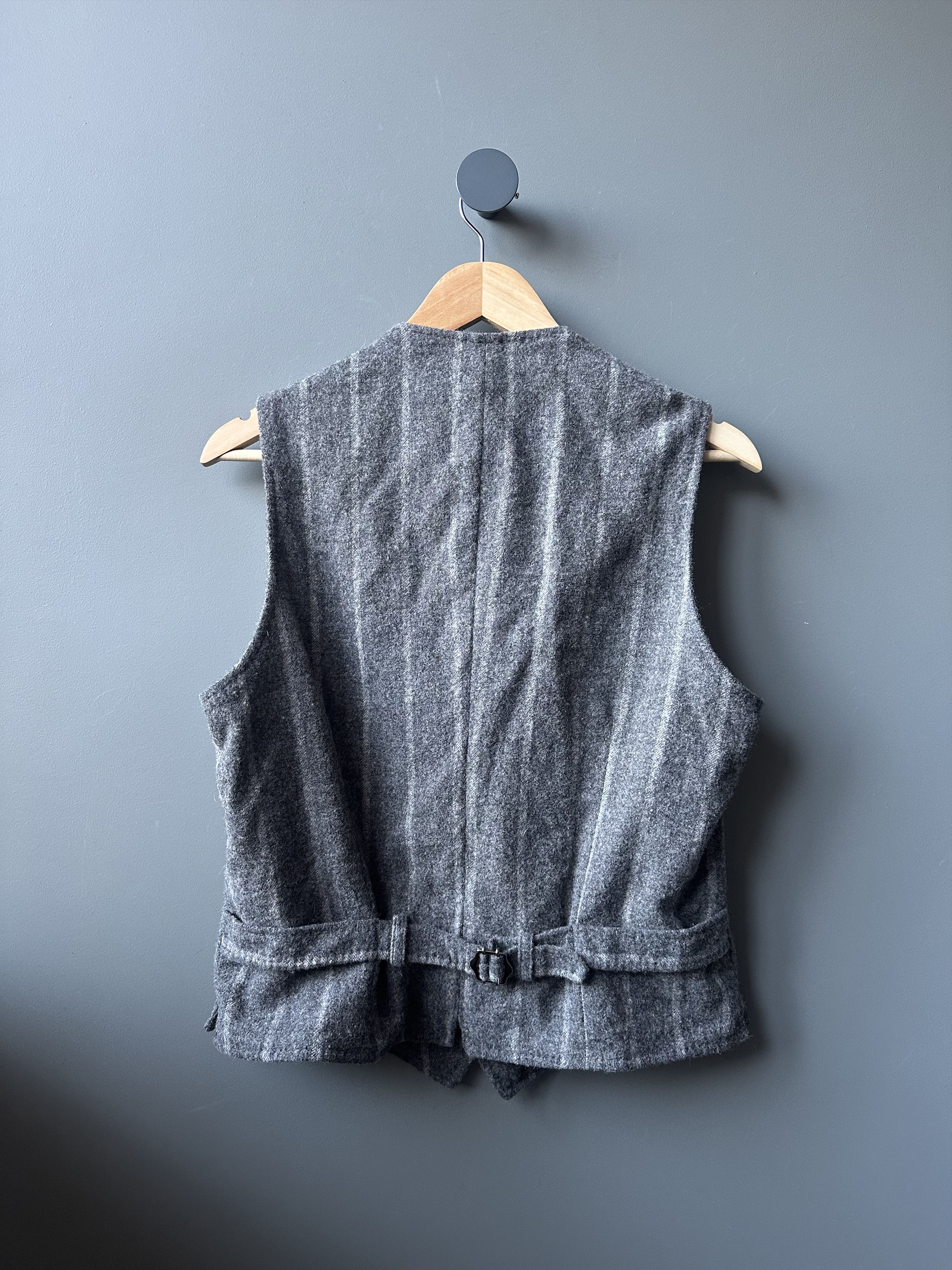 Lardini Lardini Stripped Alpaca Wool Vest Size 48R Size 48R - 4 Thumbnail