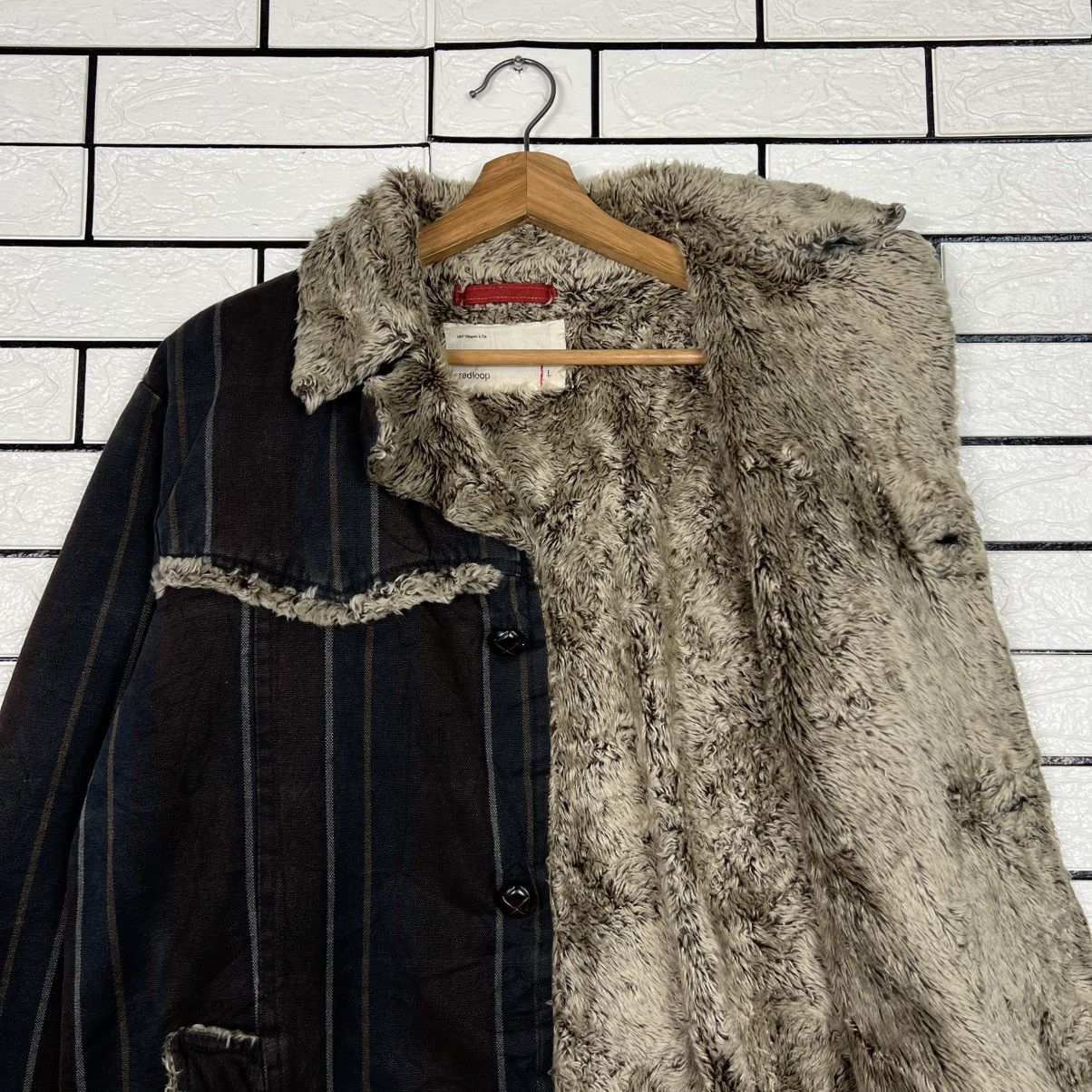 Levi's LEVIS REDLOOP Sherpa Lined Striped Jacket #4131-C188 Size US L / EU 52-54 / 3 - 10 Thumbnail