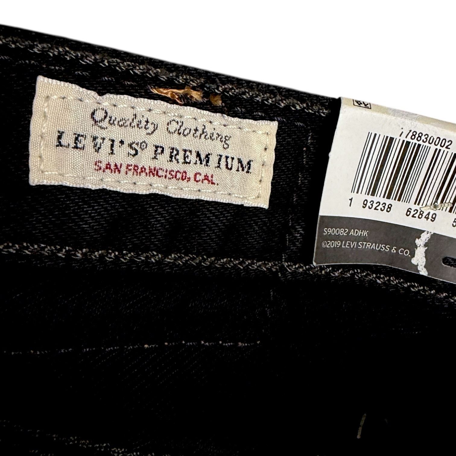 Levi's Levi's Premium High Rise Deconstructed Midi Skirt Raw Hem 26 Size 26" / US 2 / IT 38 - 6 Thumbnail
