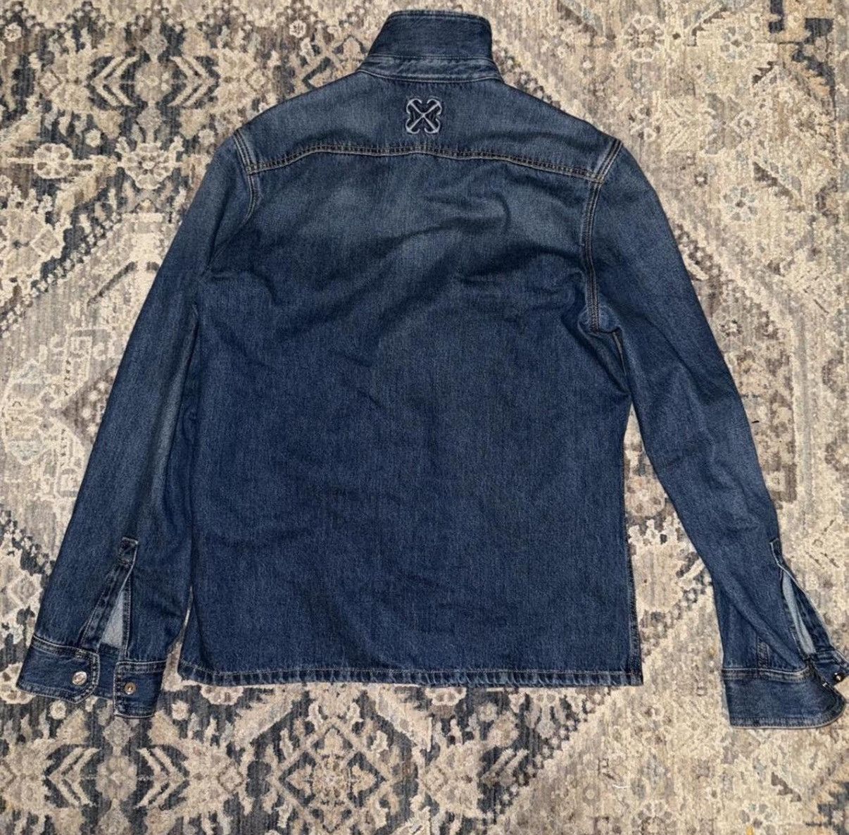 Off-White Off white denim jacket Size L / US 10 / IT 46 - 5 Thumbnail